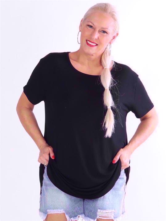 Otine Short - Basic bluse med korte ærmer (bestseller)