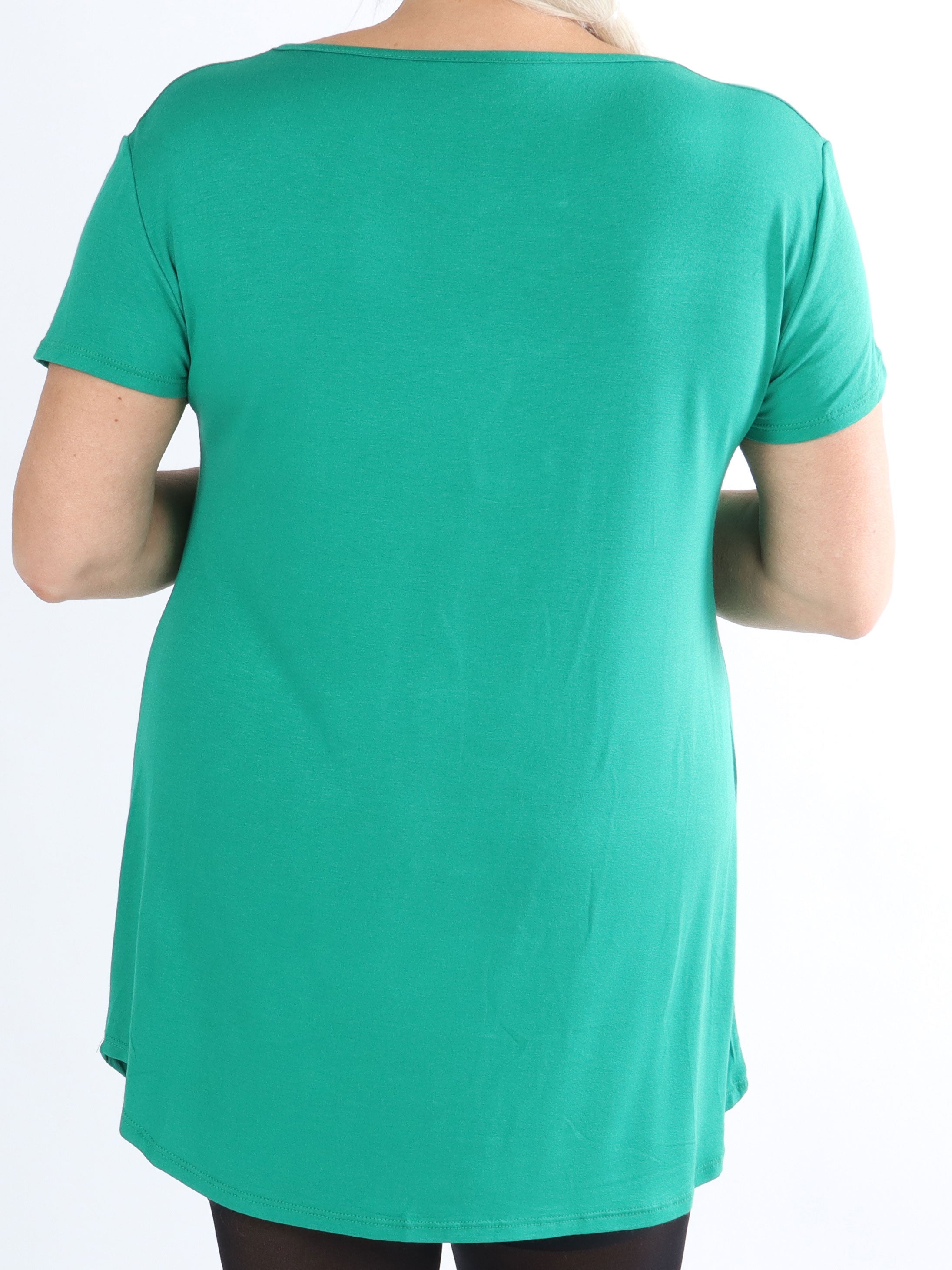 Otine Short - Basic bluse med korte ærmer (bestseller)