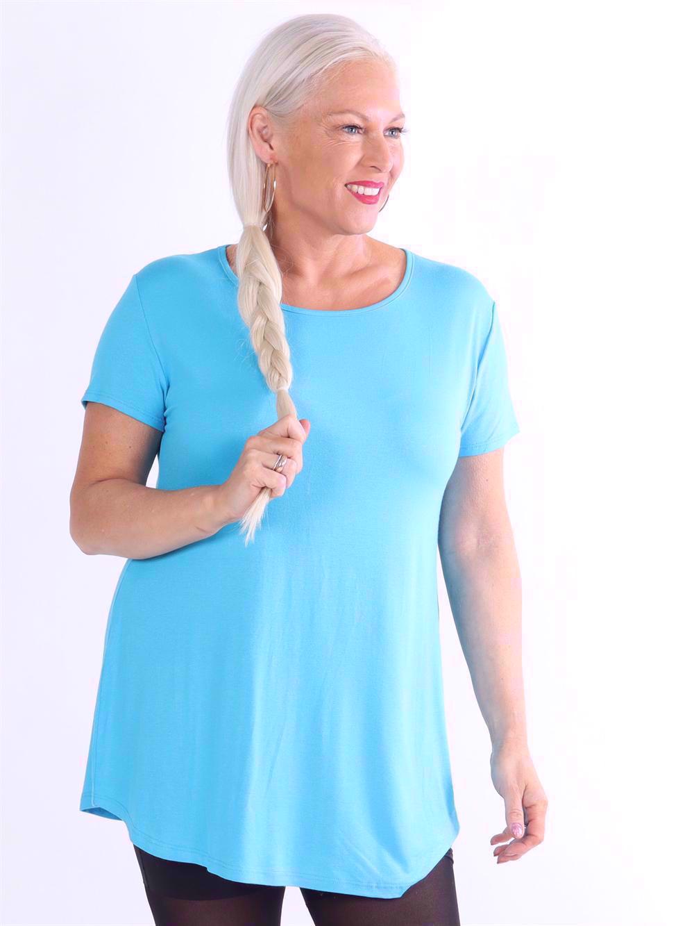 Otine Short - Basic bluse med korte ærmer (bestseller)