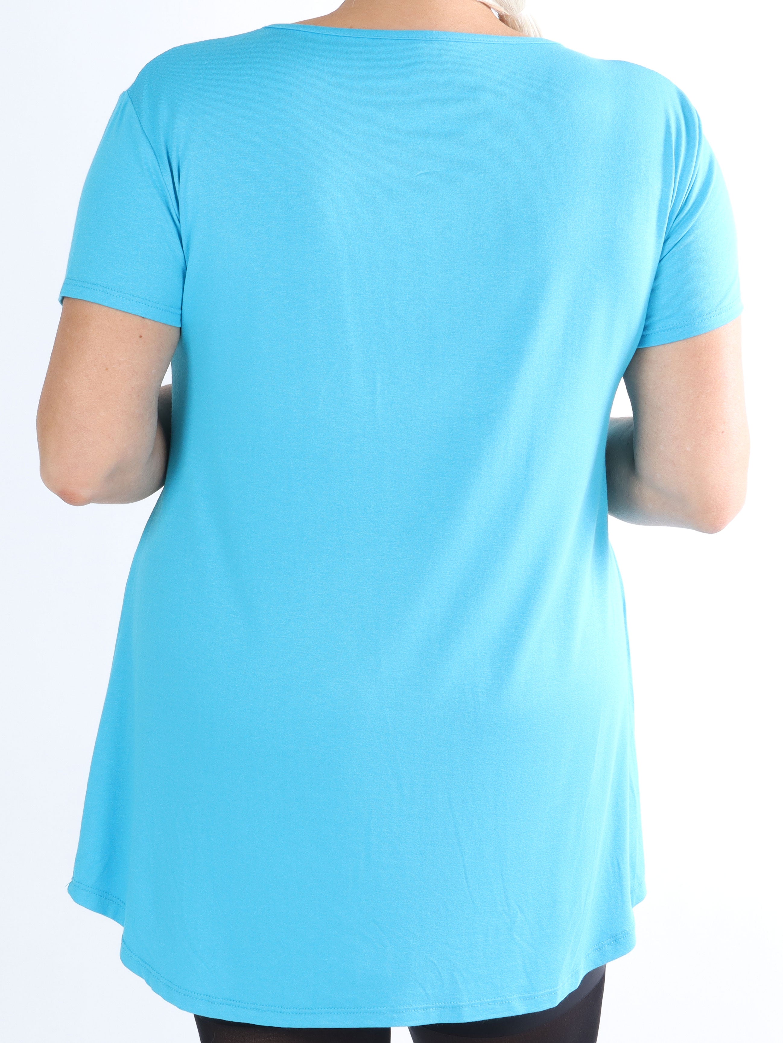 Otine Short - Basic bluse med korte ærmer (bestseller)