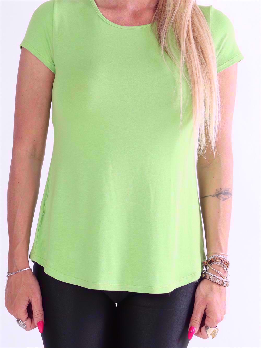 Otine Short - Basic bluse med korte ærmer (bestseller)