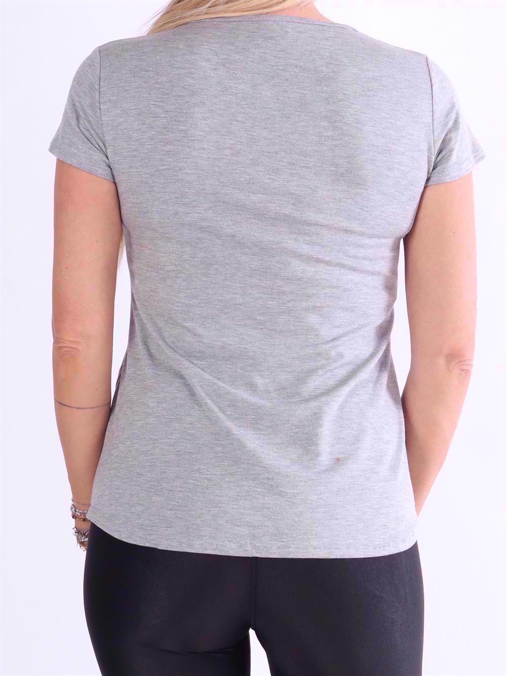 Otine Short - Basic bluse med korte ærmer (bestseller)