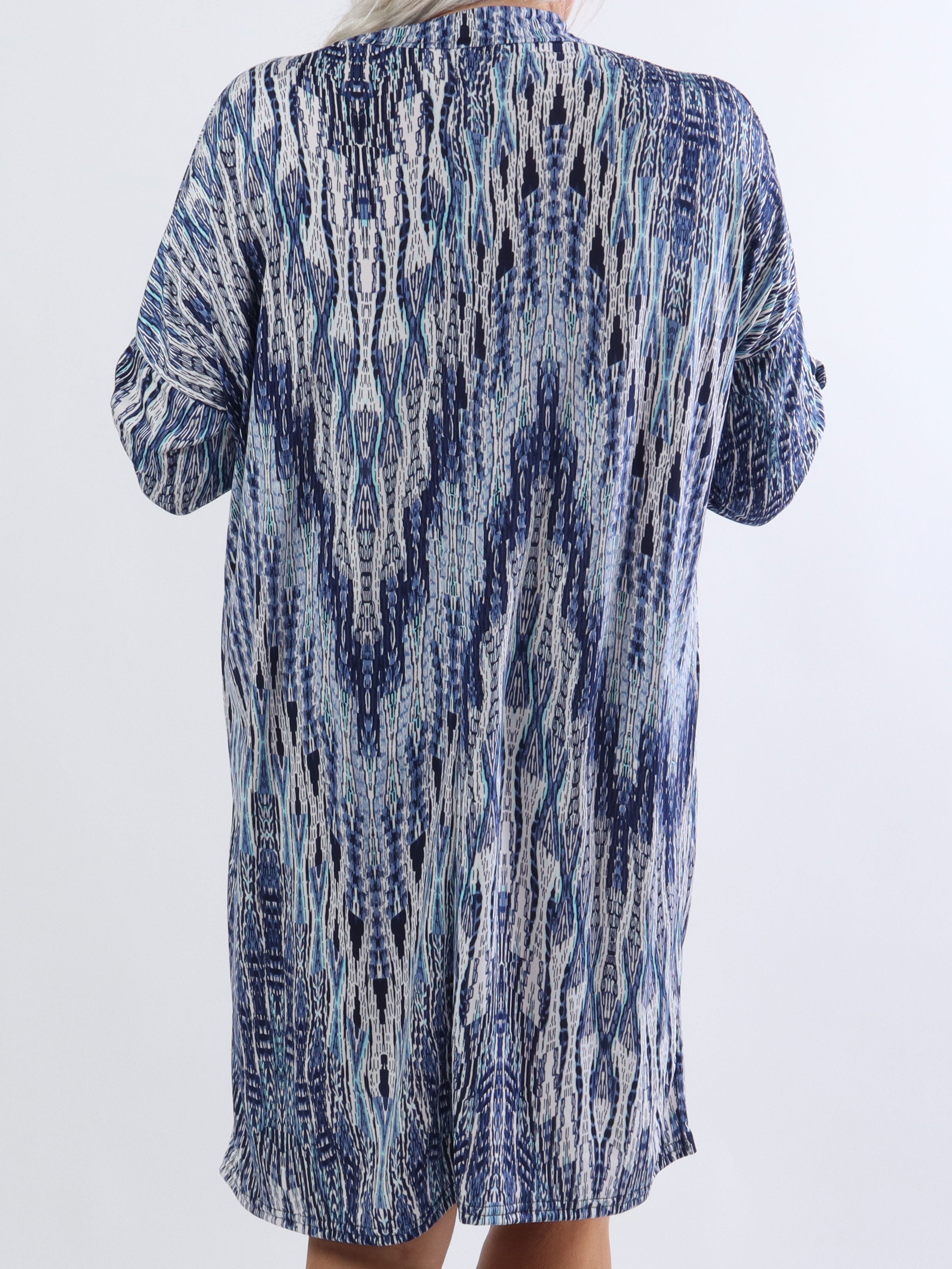 Paprika - Plus size tunika kjole i cool print