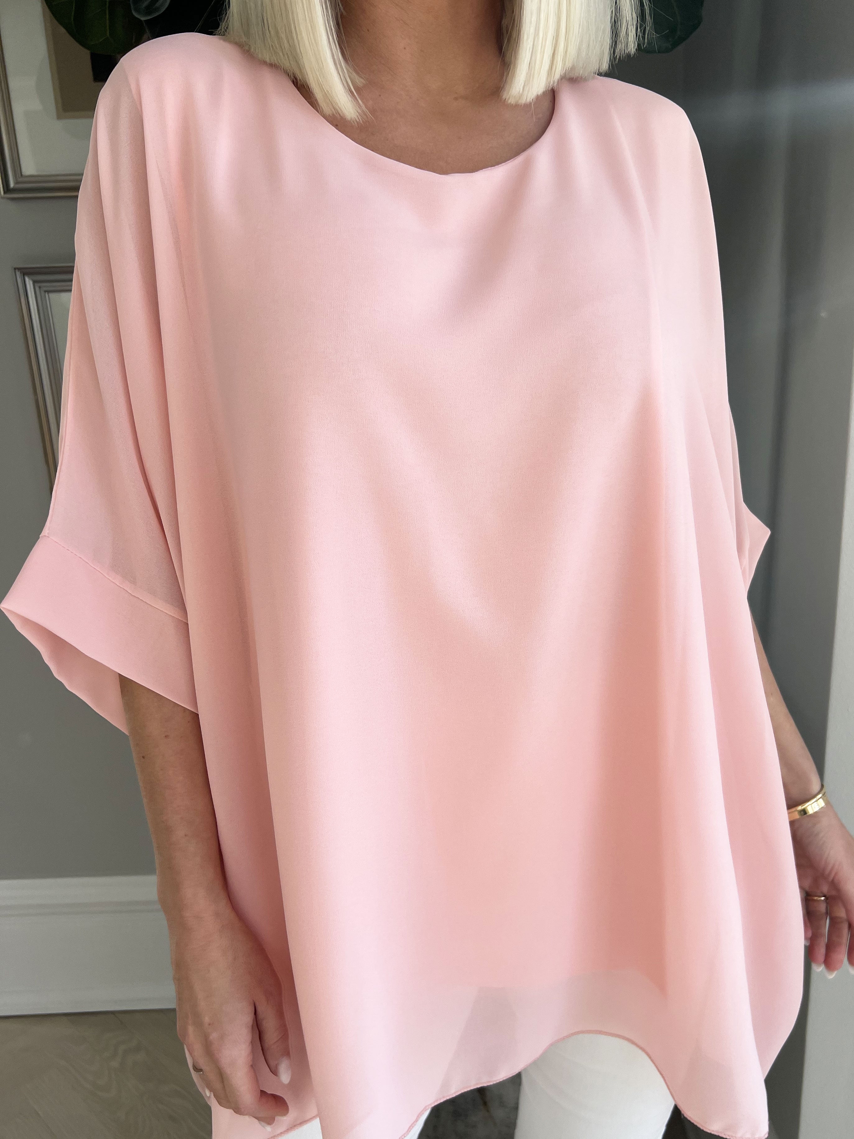 Patty - Sød tunika med chiffonlag yderst