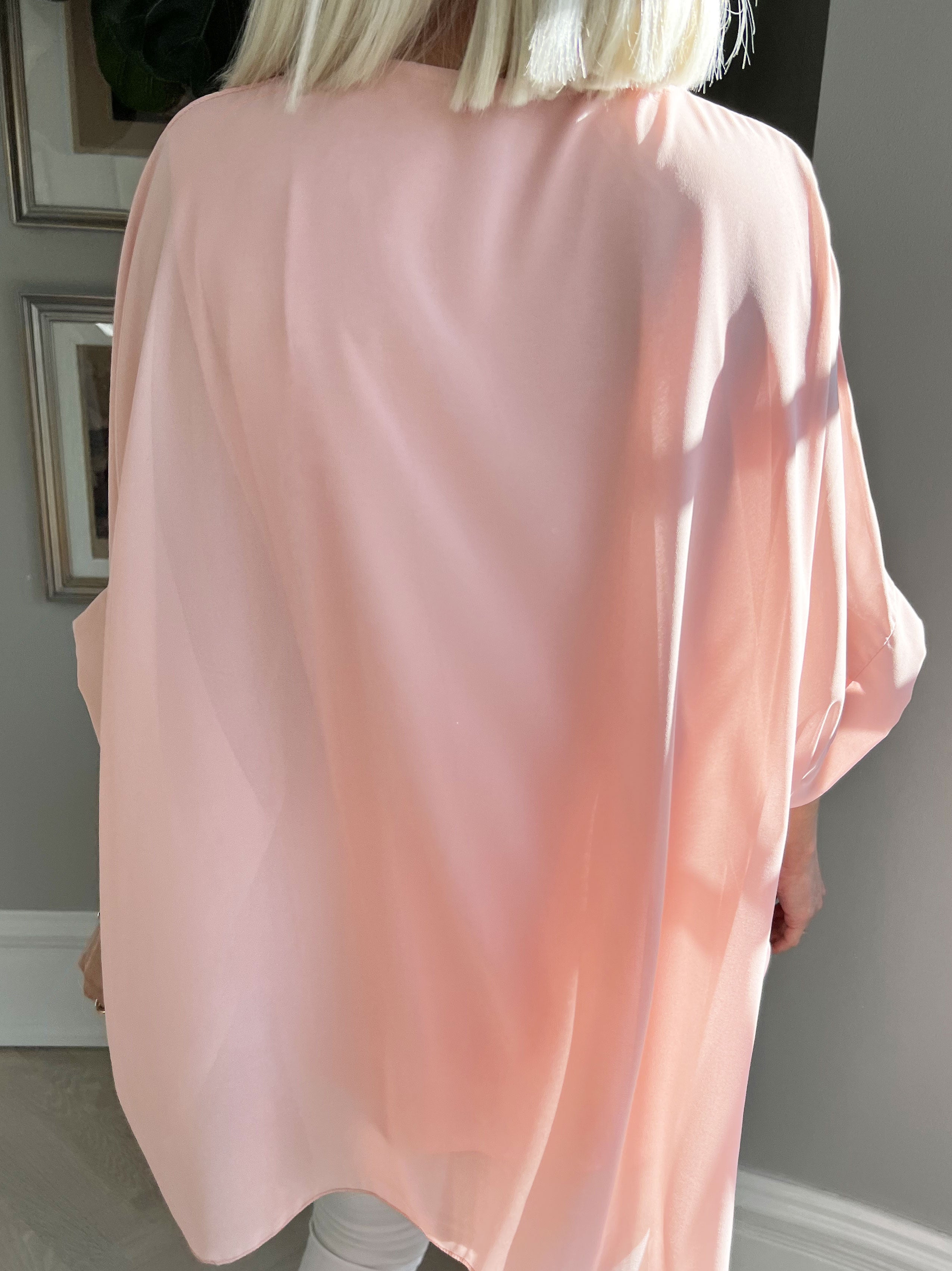 Patty - Sød tunika med chiffonlag yderst