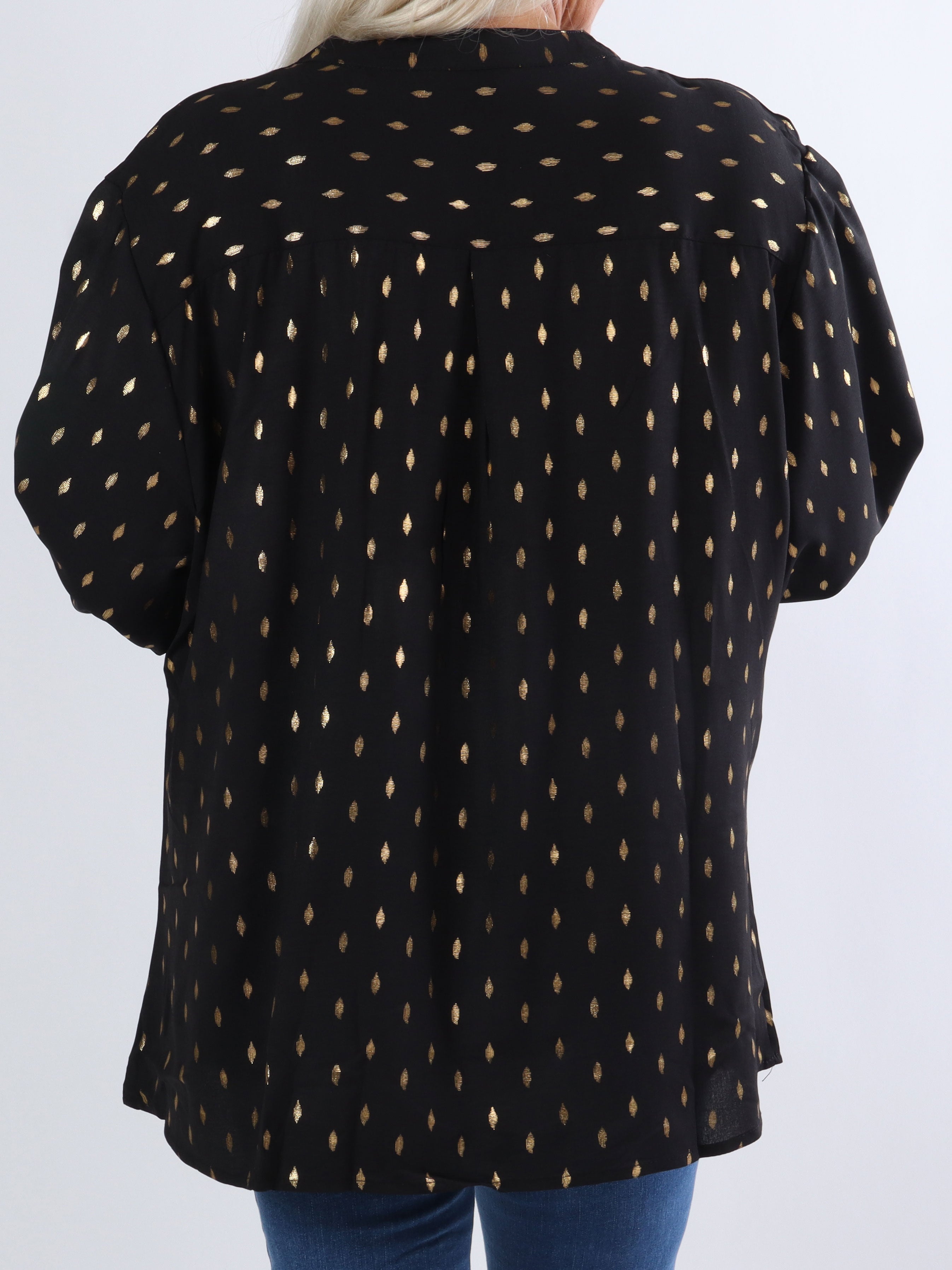 Pepita - Langærmet tunika med mønster