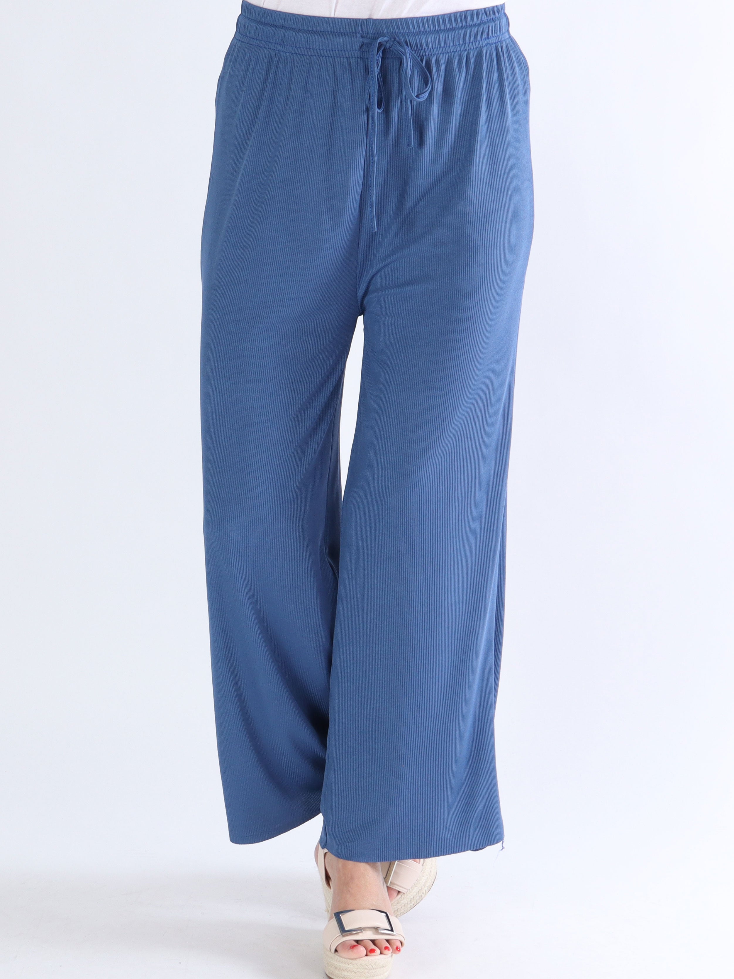 Pernille - Vidde bukser i rib