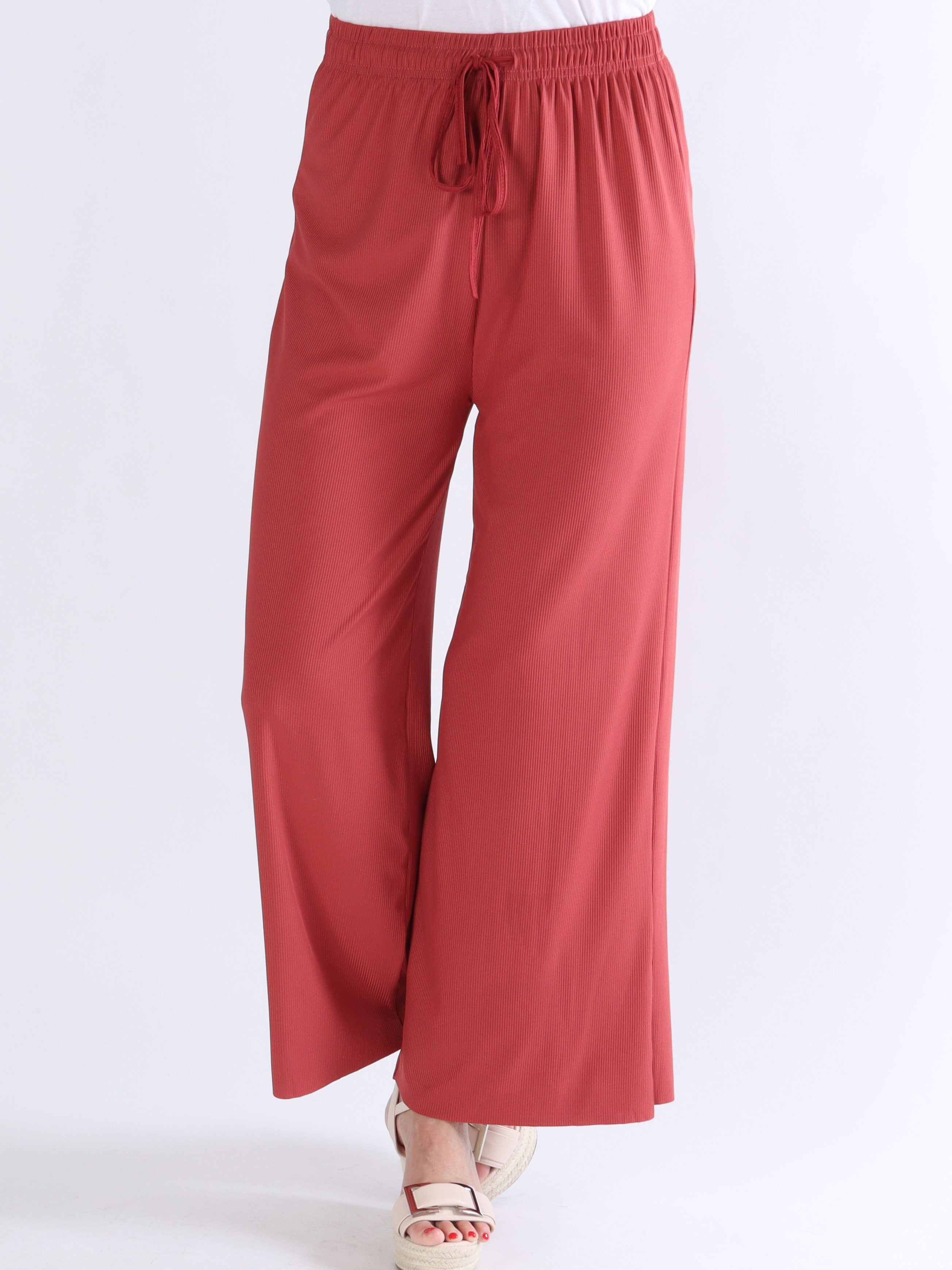 Pernille - Vidde bukser i rib