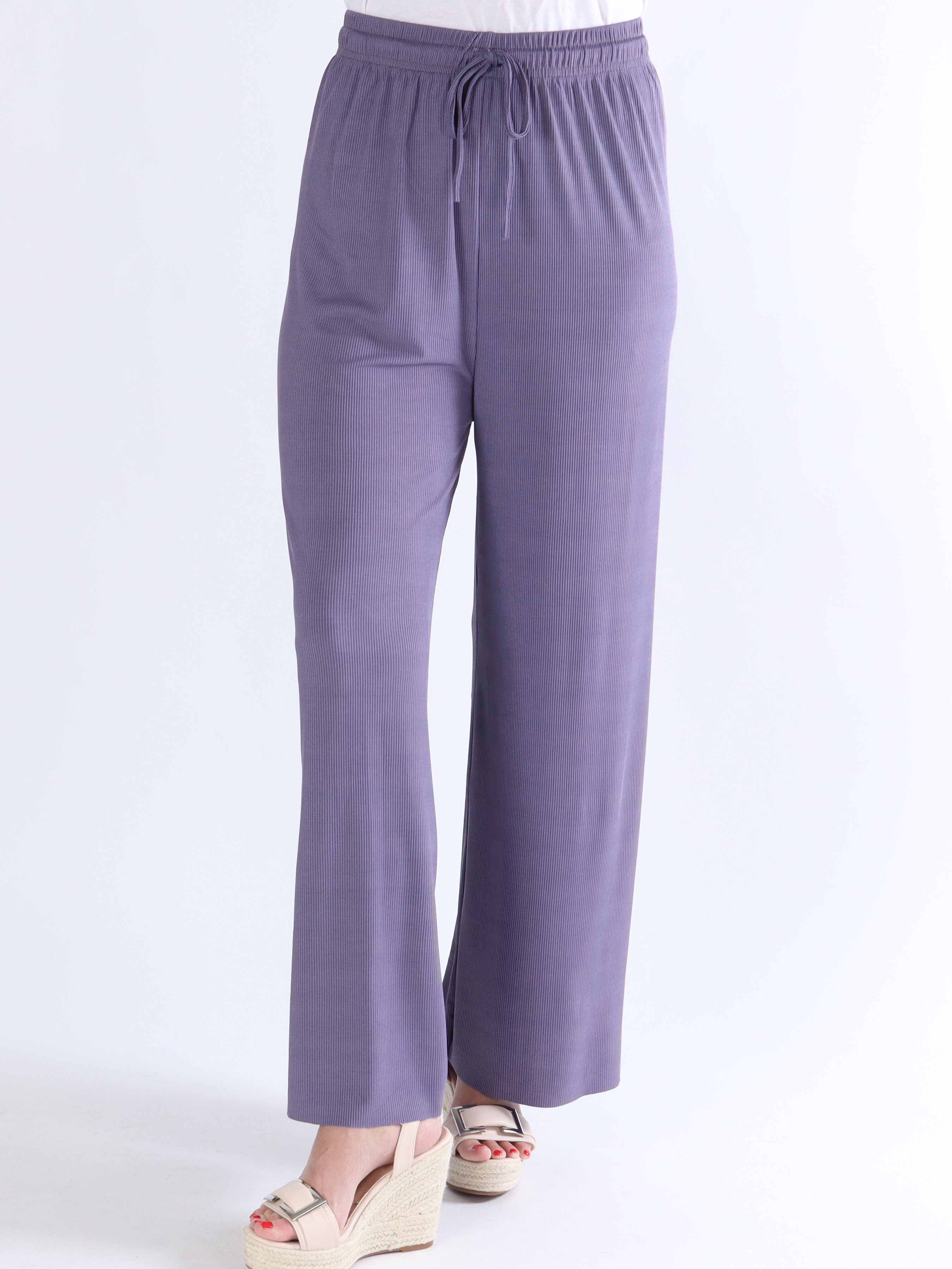 Pernille - Vidde bukser i rib