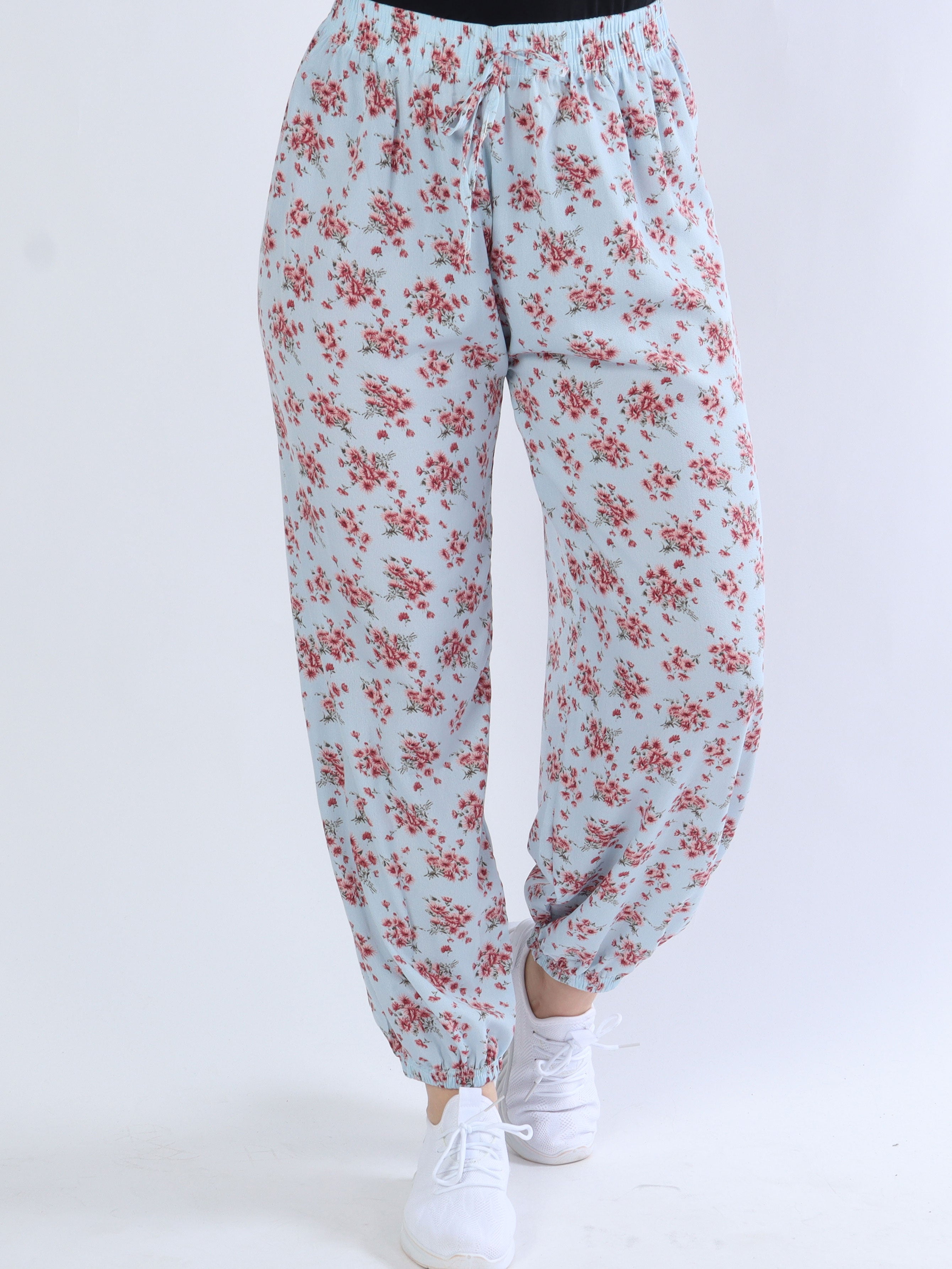 Phie - Løse bukser med blomsterprint