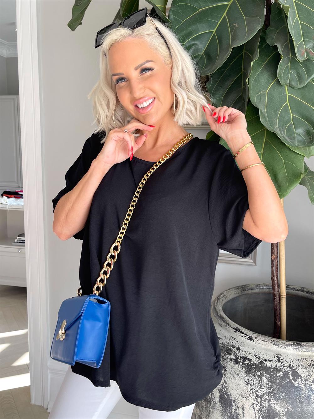 Piana - Kortærmet bluse