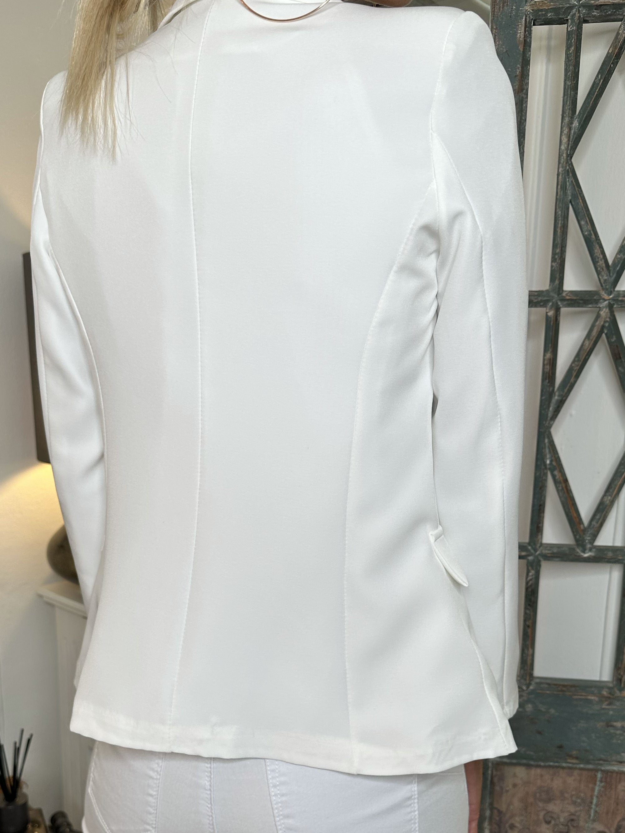 Queen - Let blazer med knappeer