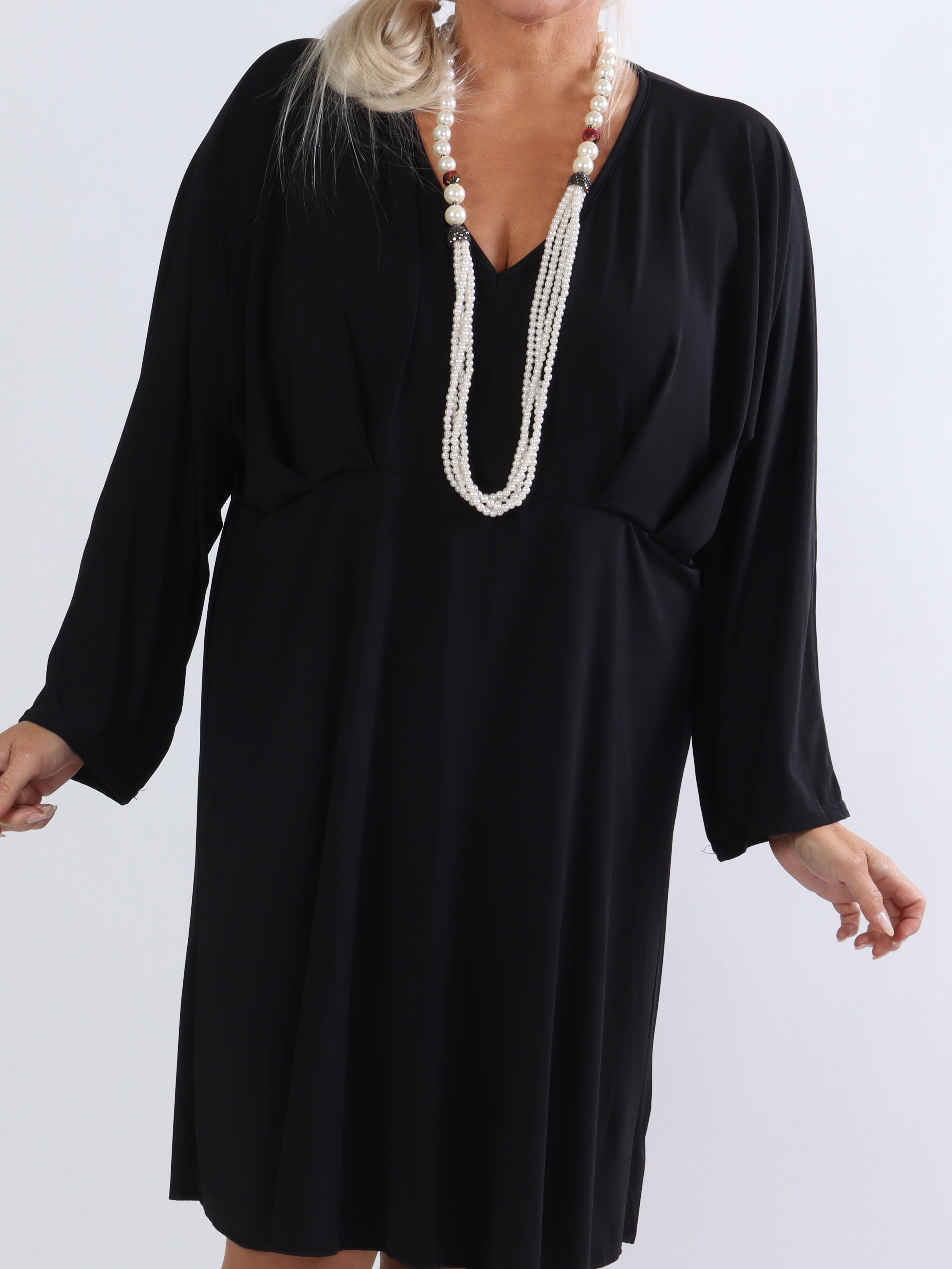 Reina - Elastisk simpel plus size kjole