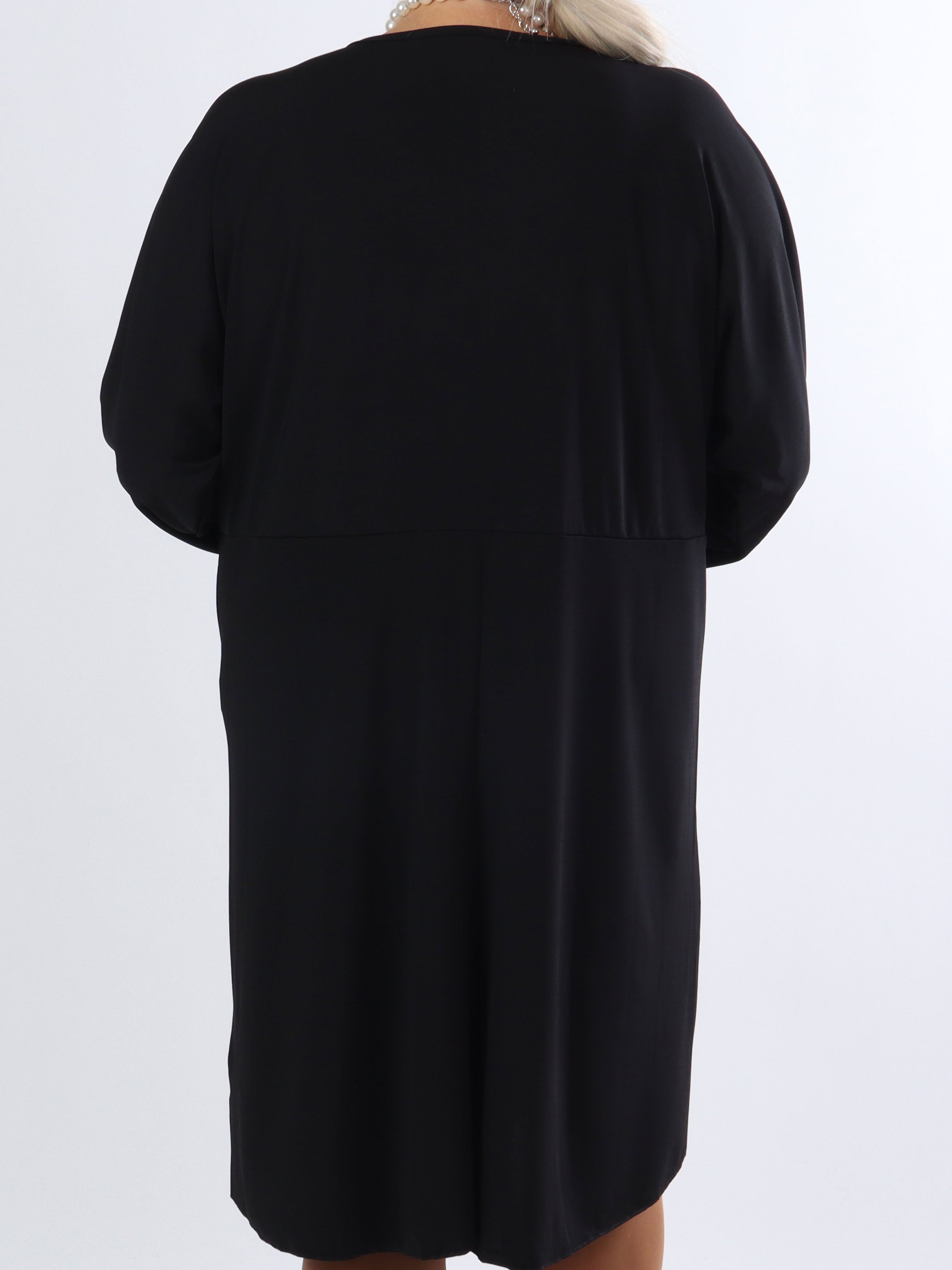 Reina - Elastisk simpel plus size kjole