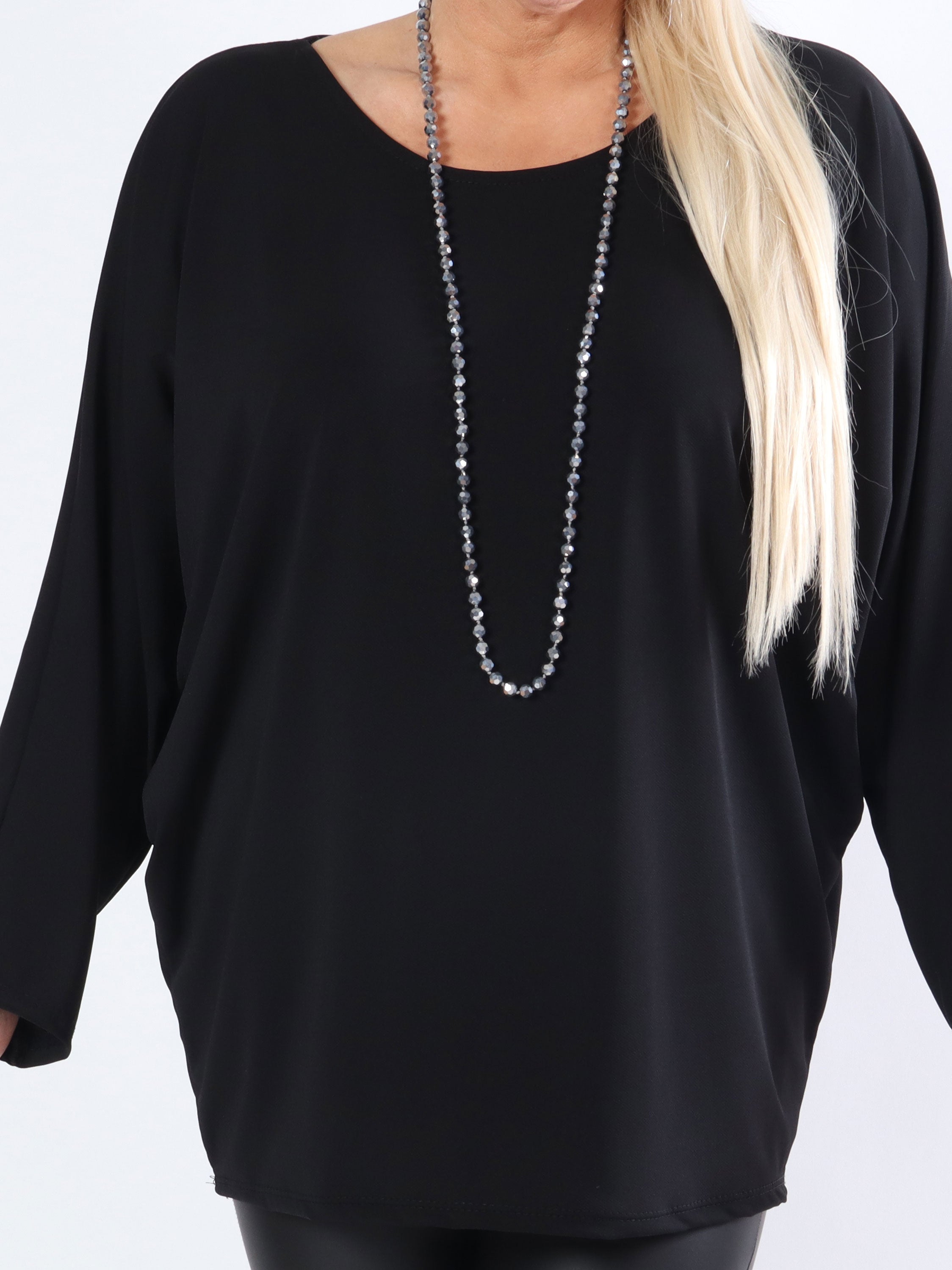 Remedios - Plus size tunika i elastisk stof