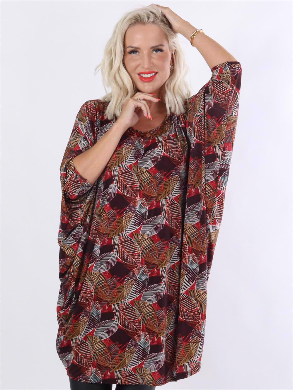 Rimini - Elastisk kjole med flagermusærmer