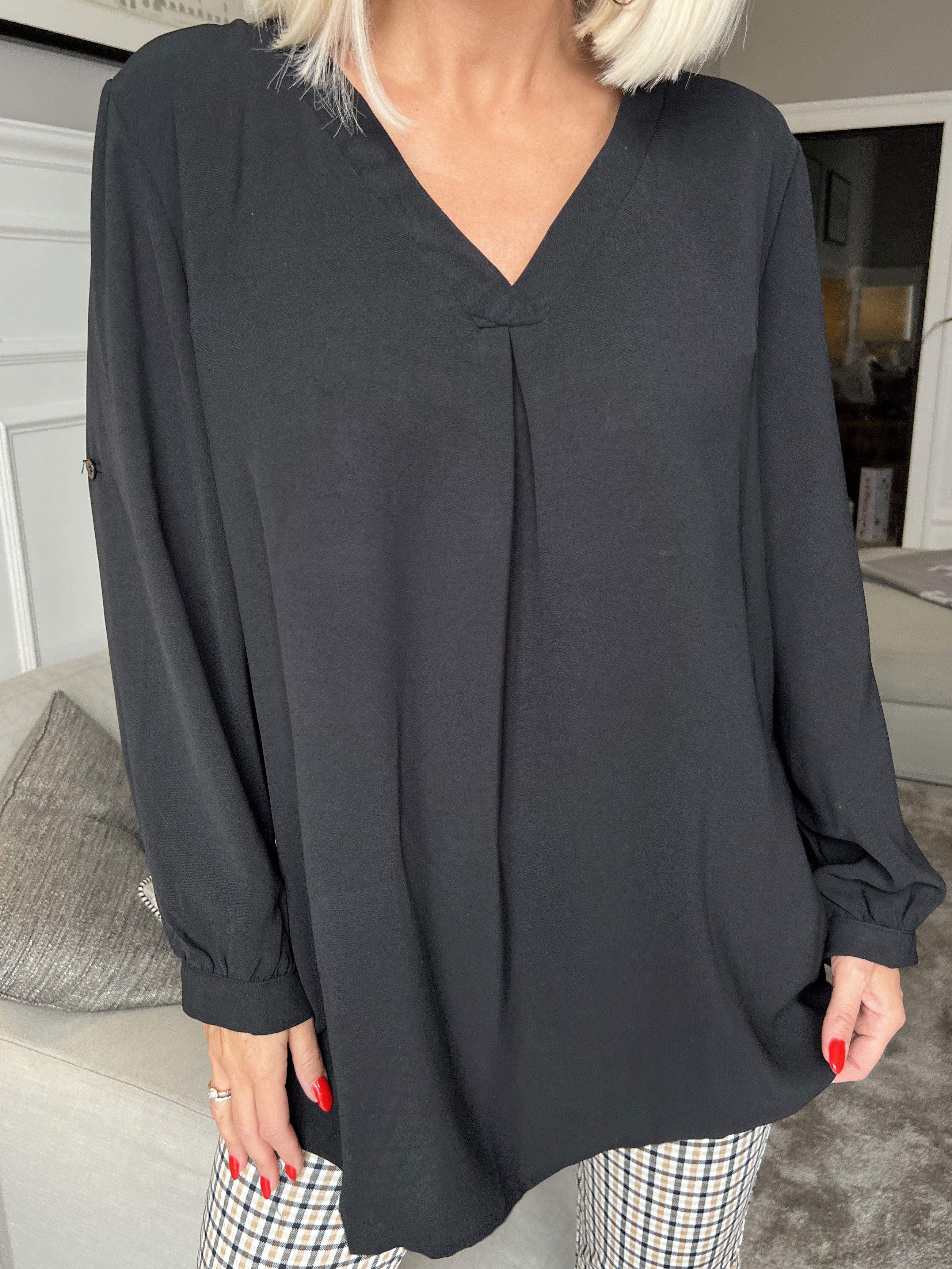 Rita - Sød tunika med blonde på ryggen