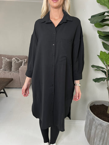 Rosario - Lang skjortekjole i løs pasform