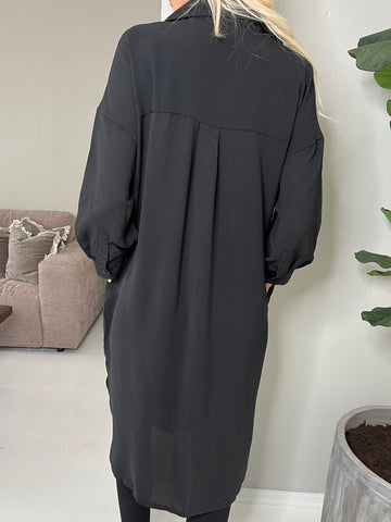 Rosario - Lang skjortekjole i løs pasform