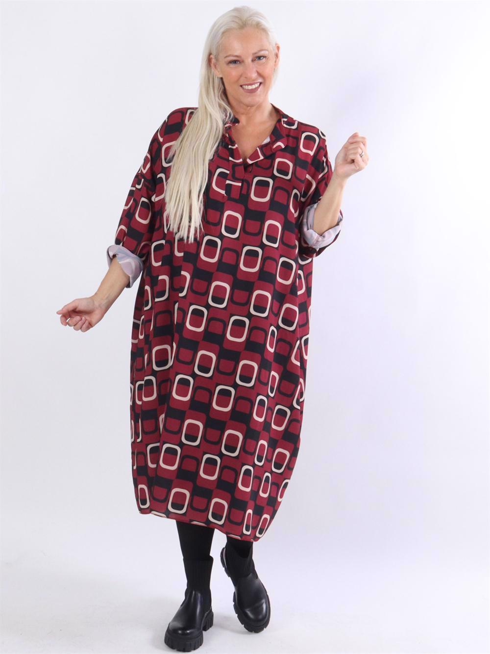 Safira - Skjortekjole i løs pasform