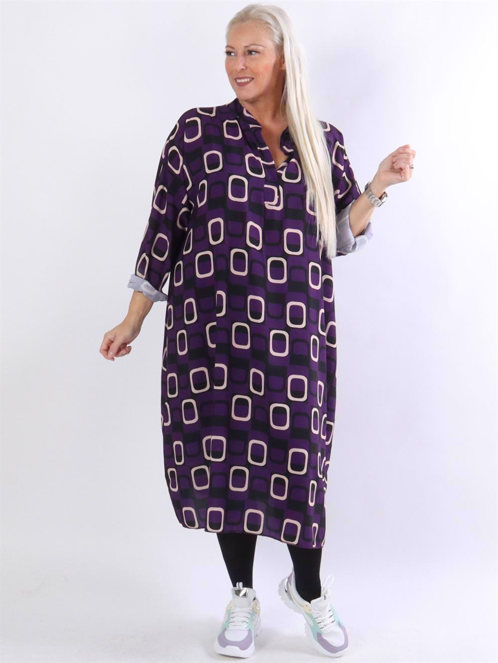 Safira - Skjortekjole i løs pasform