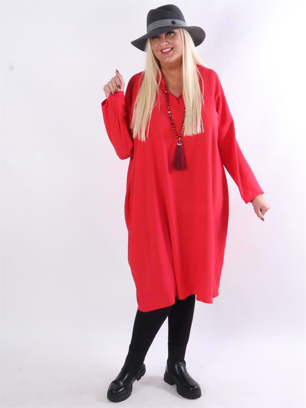 Safira - Skjortekjole i løs pasform