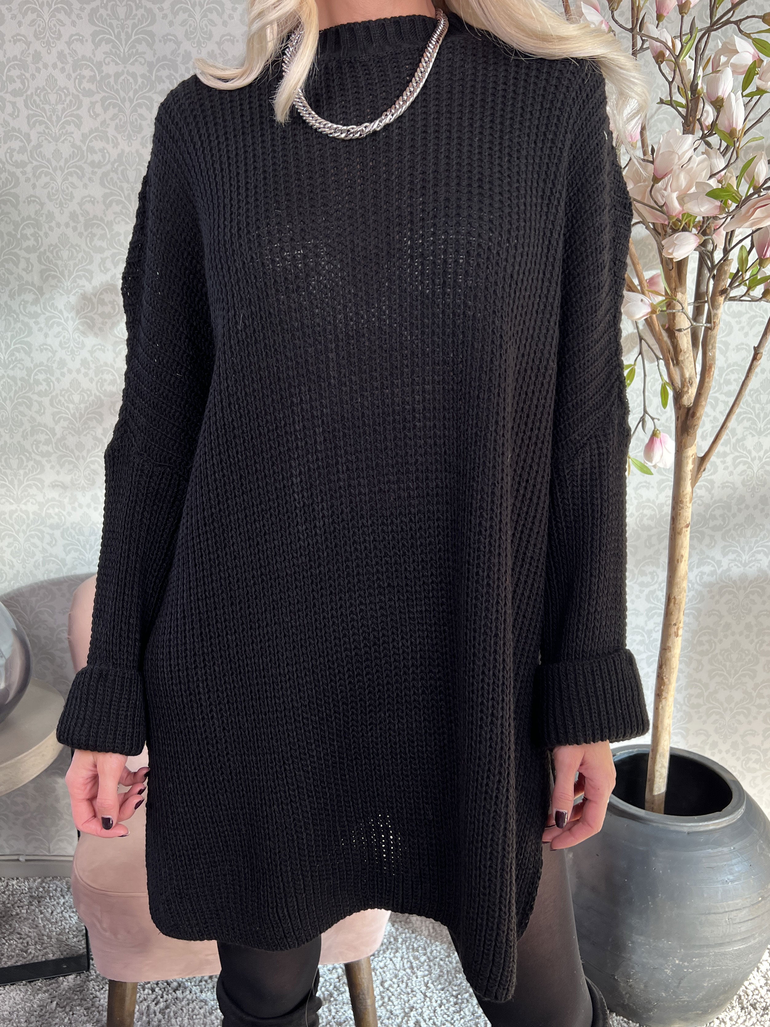 Serafina - Oversize strik med slids