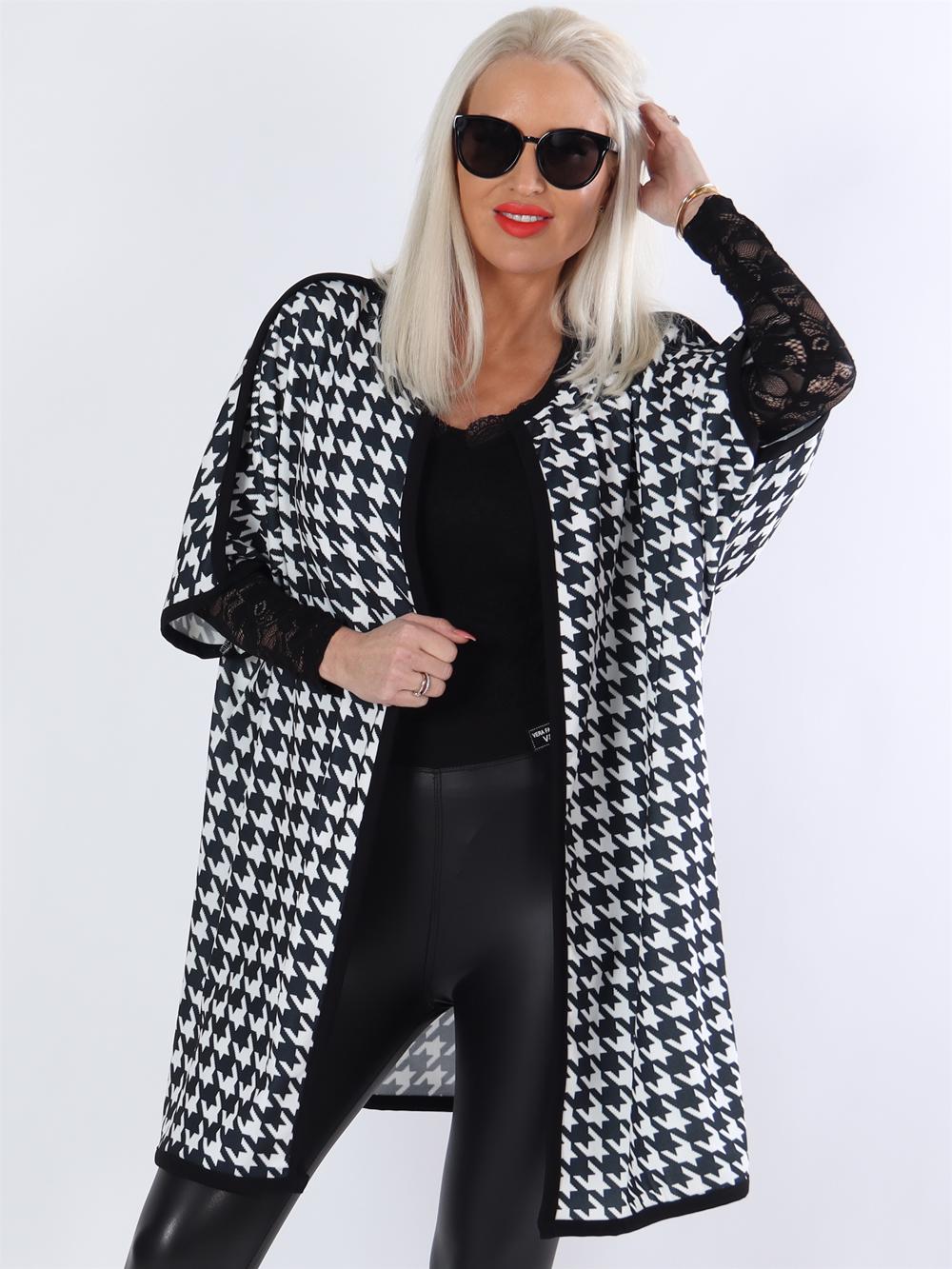 Shakira - Sort simpel cardigan