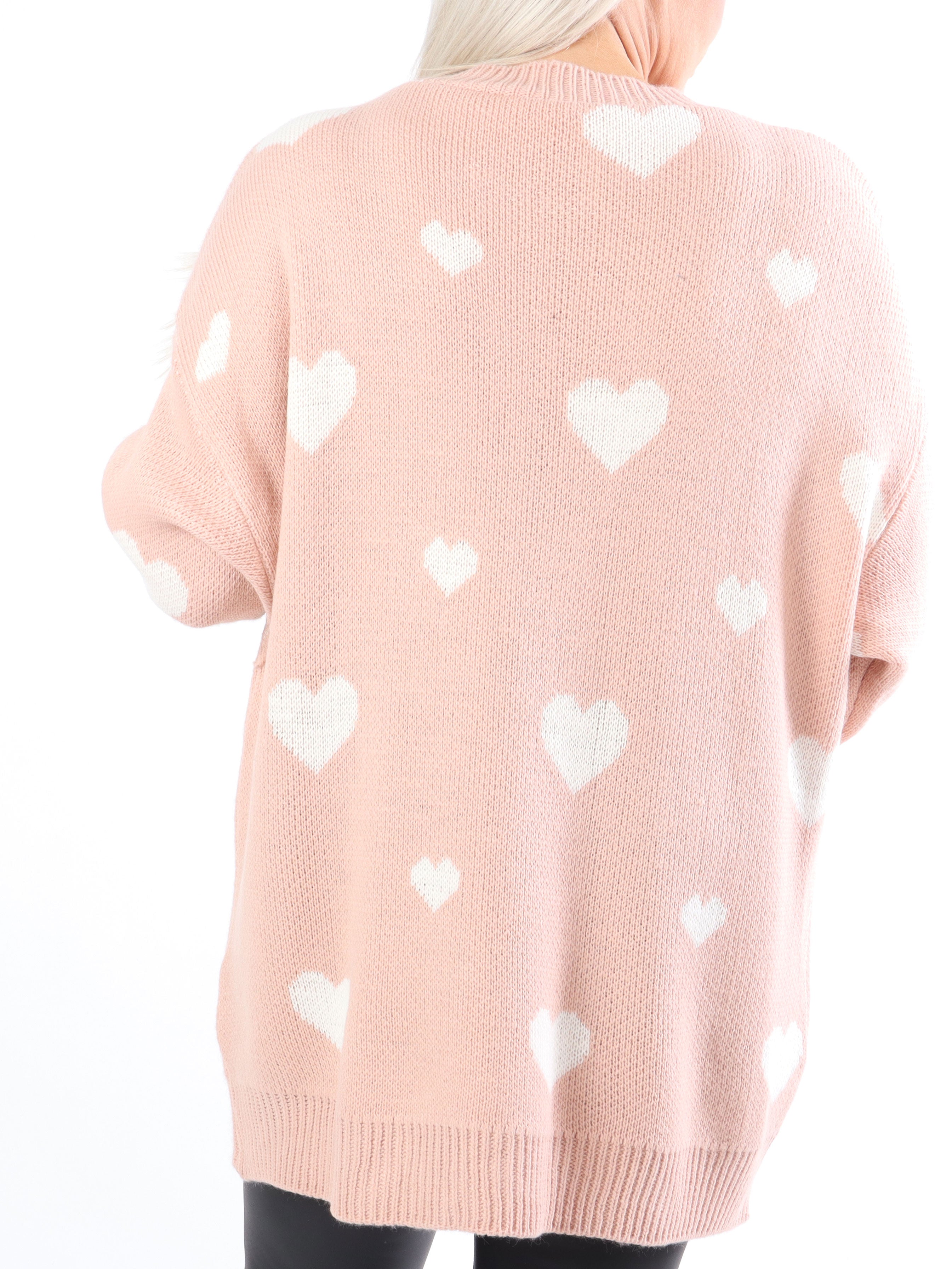 Sifine - Sød plus size strik med hjerter