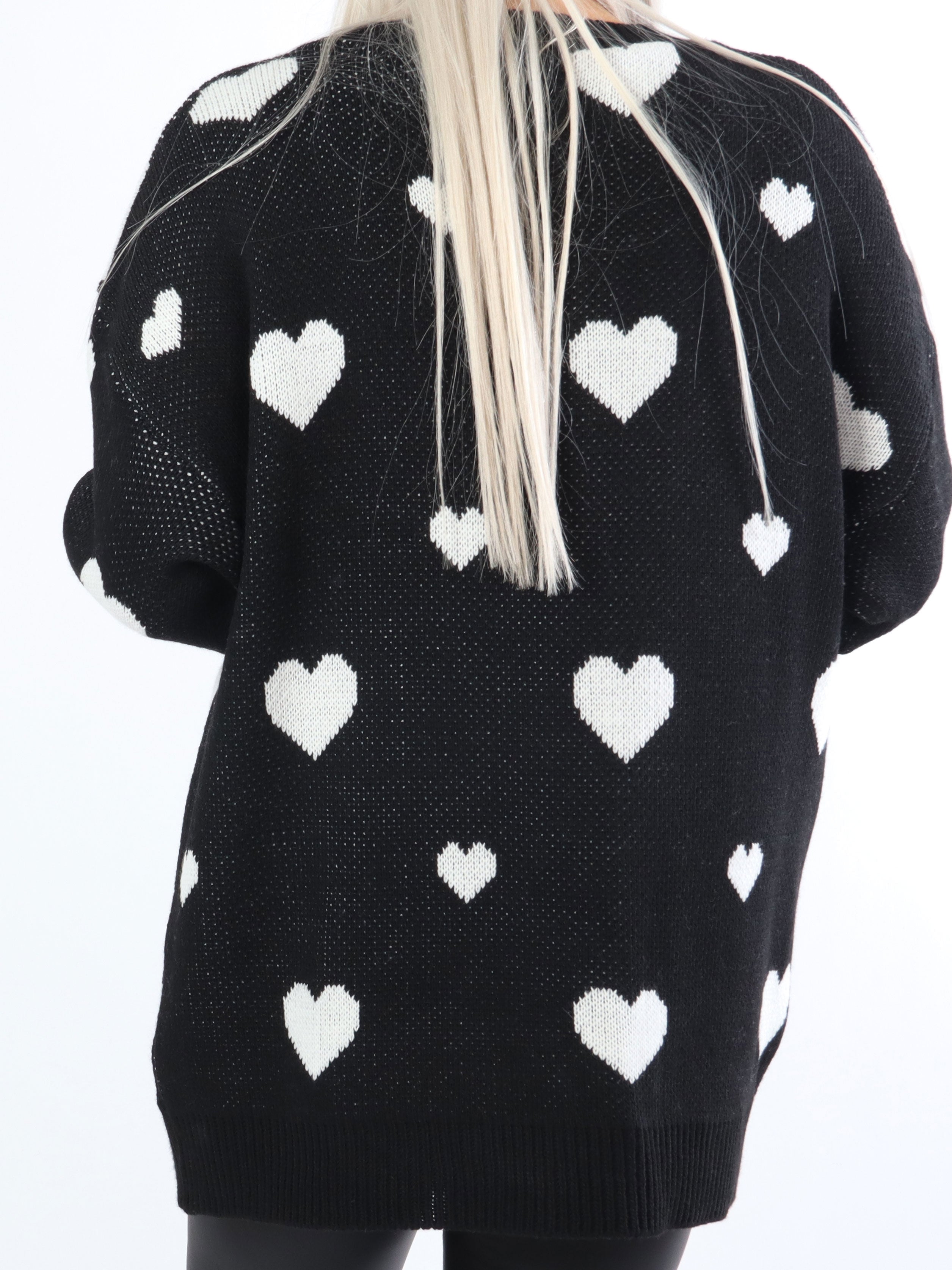 Sifine - Sød plus size strik med hjerter