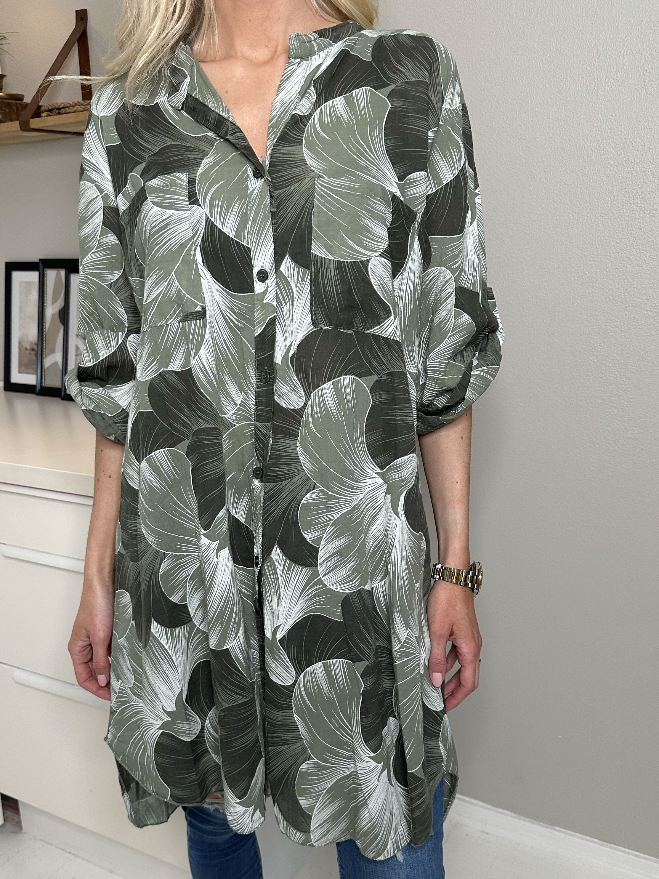 Silvana - Let mønstret skjorte