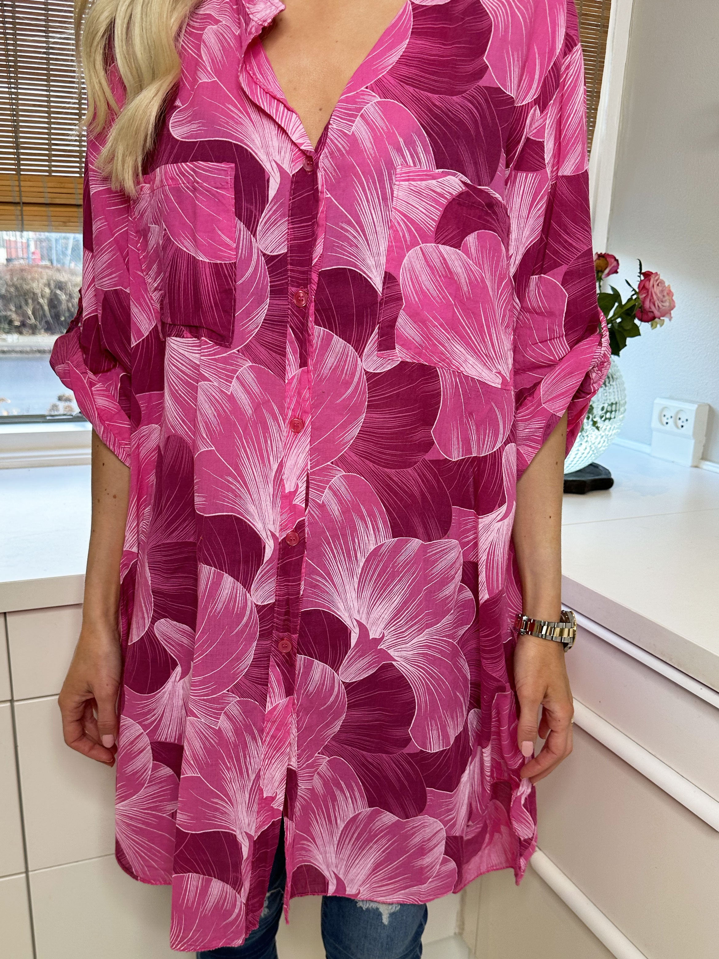 Silvana - Let mønstret skjorte