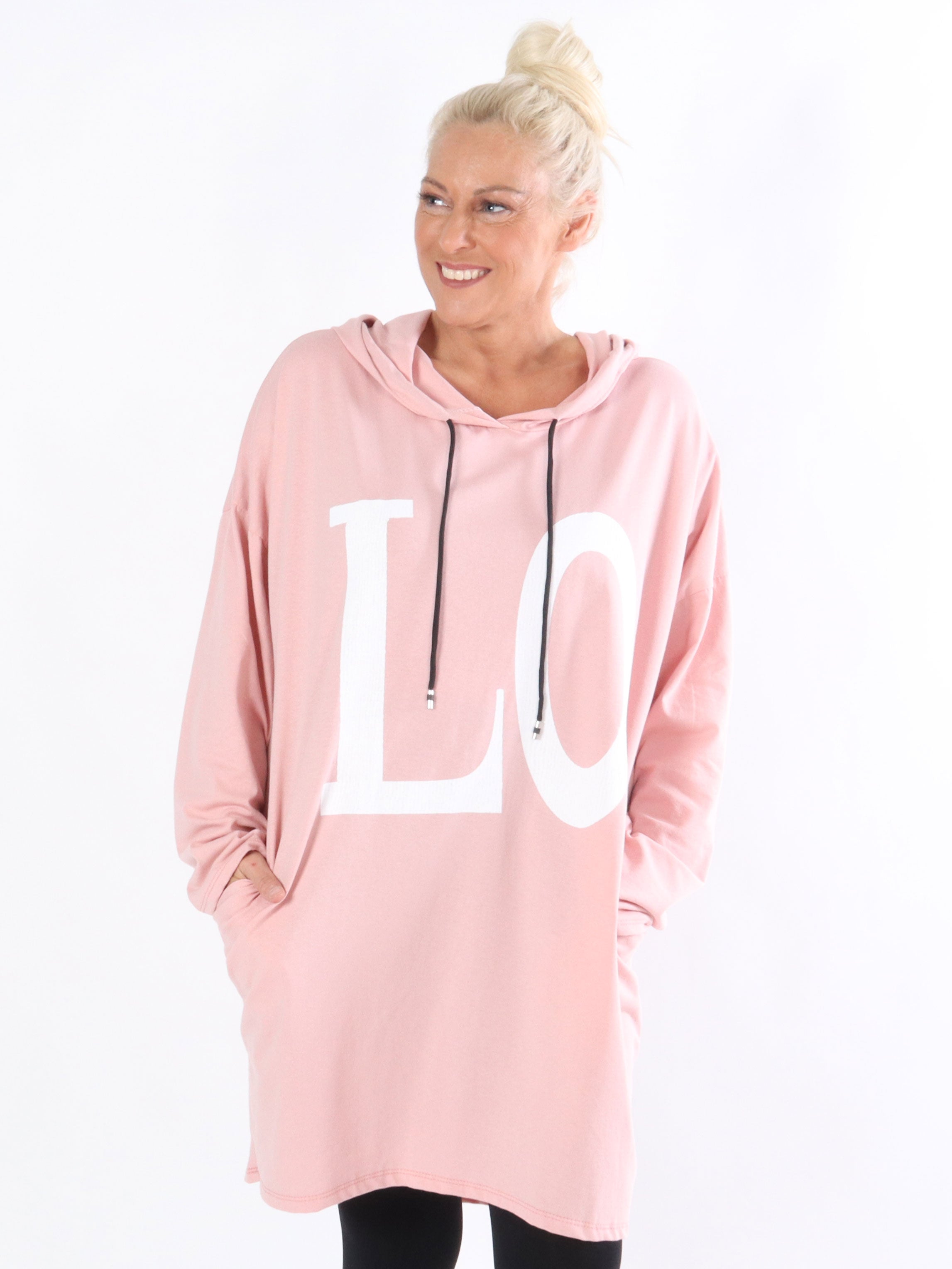 Sisse - Jerseykjole med hætte