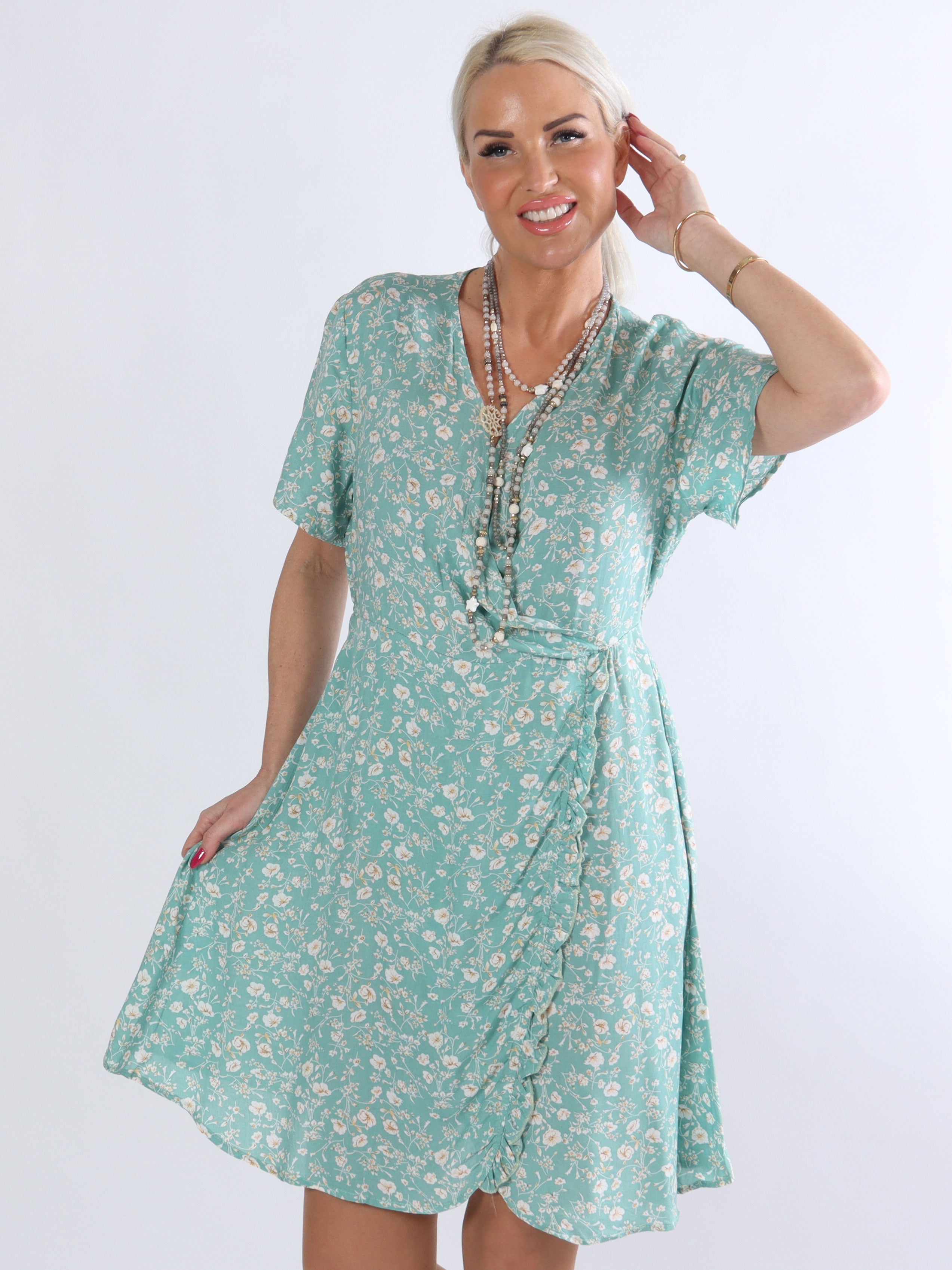 Tehani - Kjole med blomsterprint