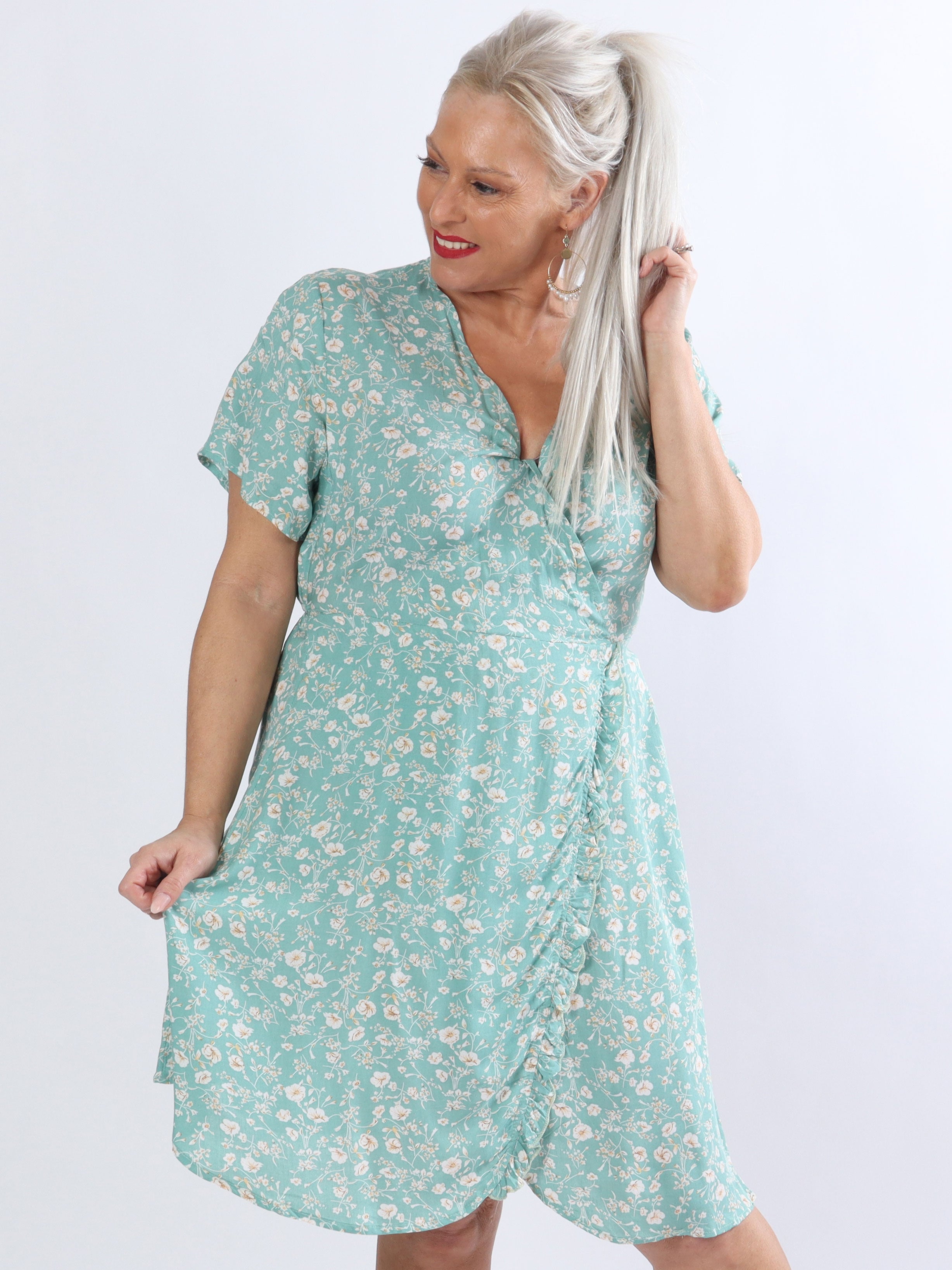 Tehani - Kjole med blomsterprint