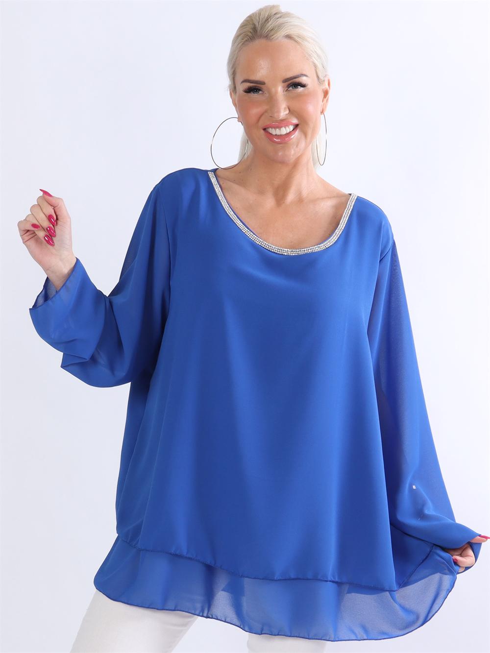 Trine - Tunika med similisten i udskæringen