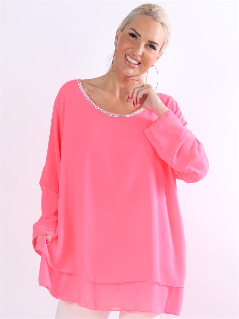 Trine - Tunika med similisten i udskæringen