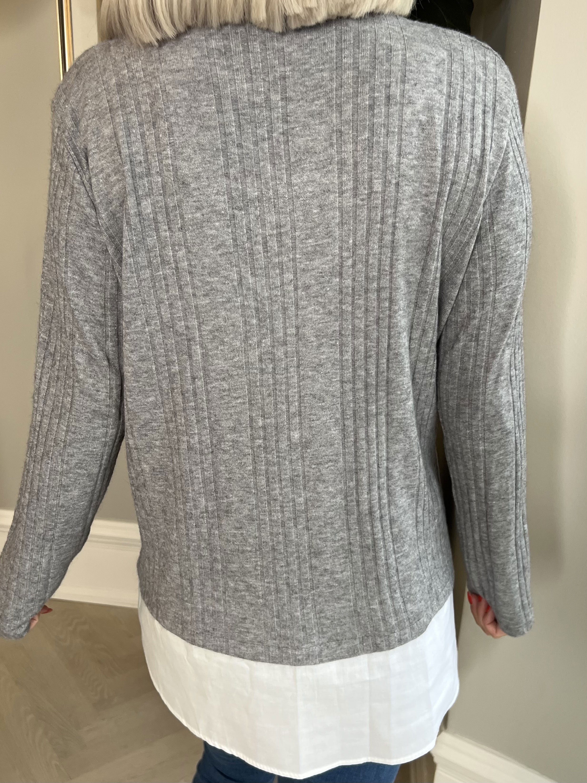 Vegin - Fin bluse med snyde skjorte