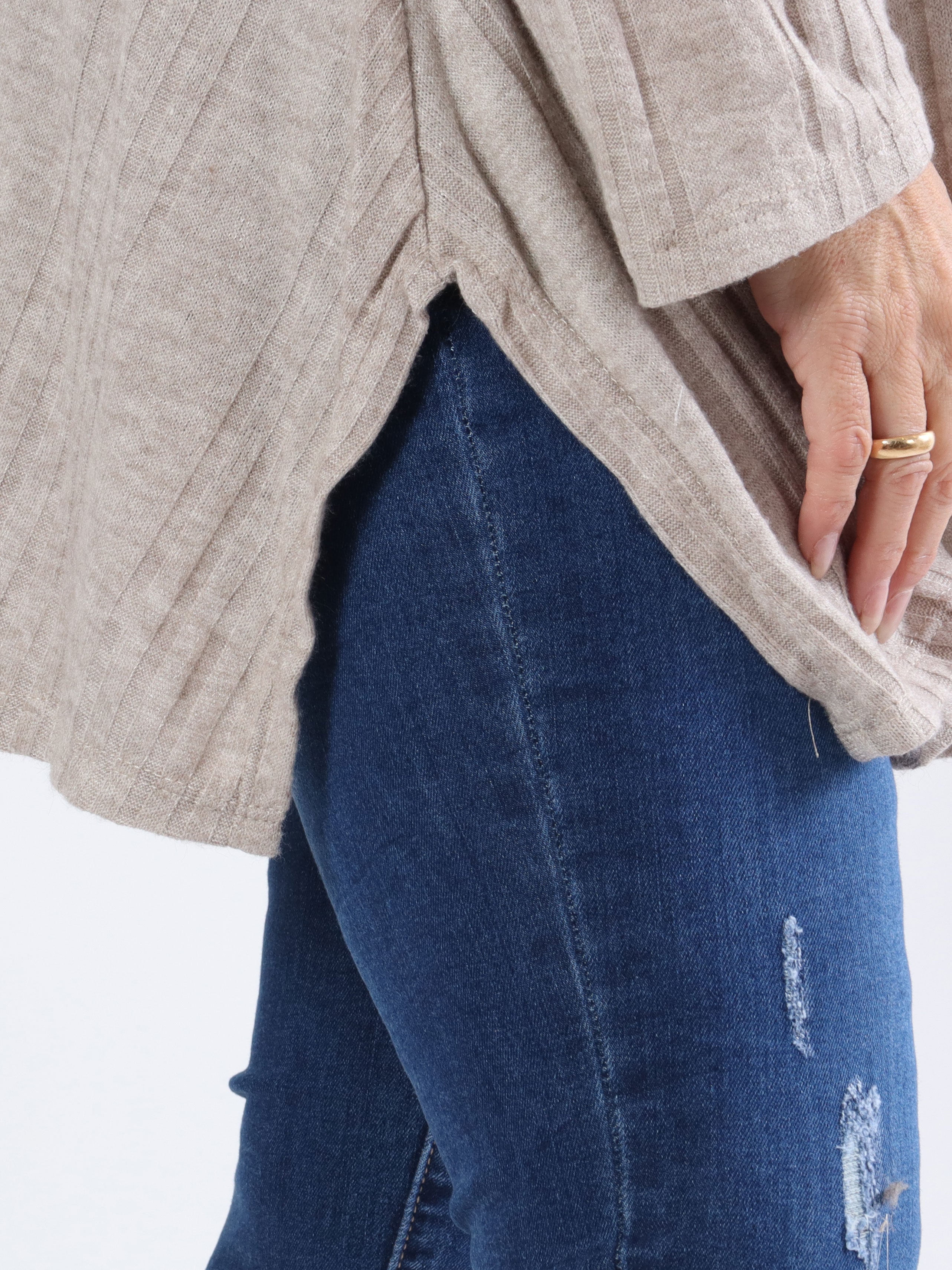 Ventura - Lækker blød plus size strikbluse