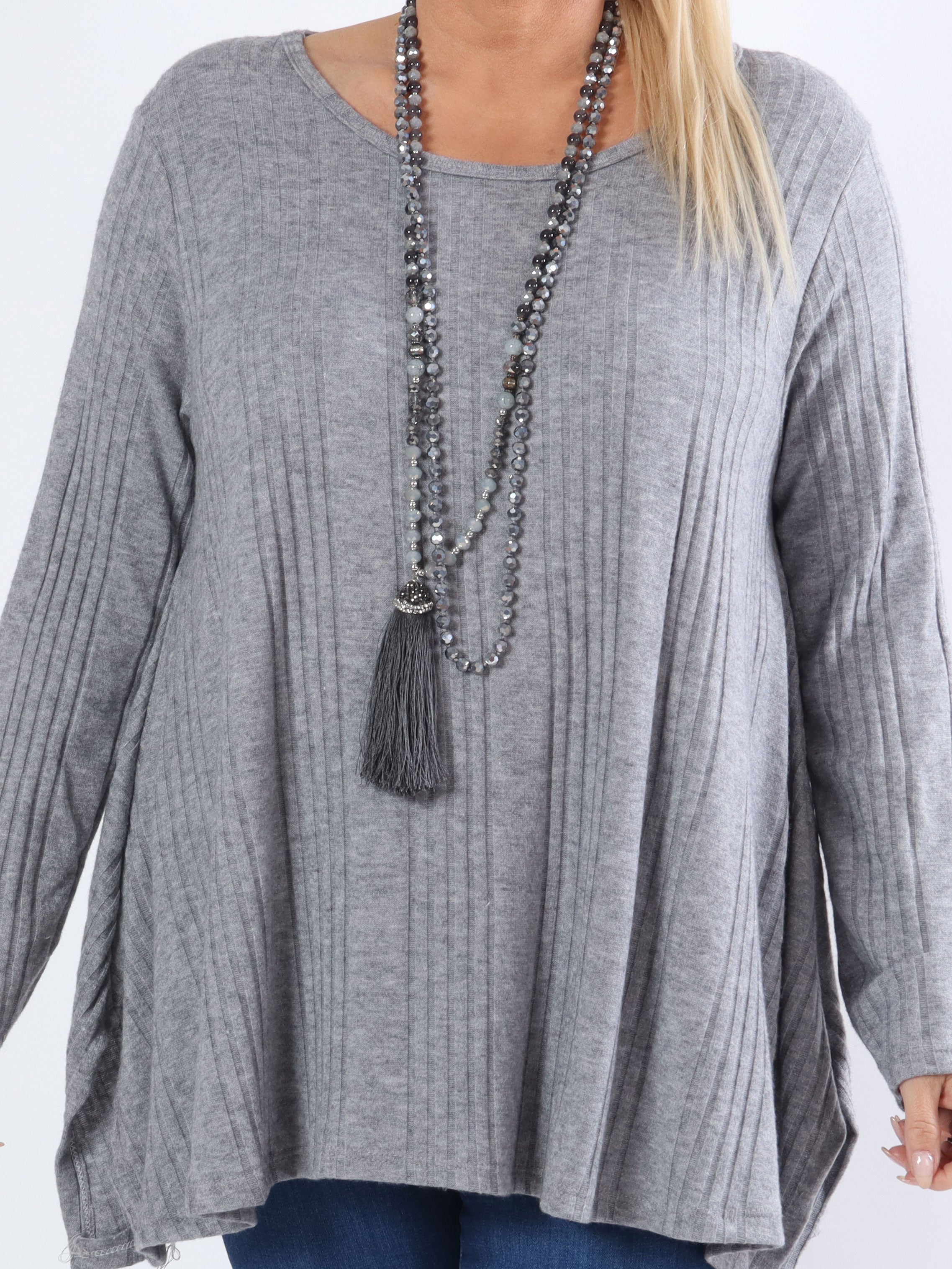 Ventura - Lækker blød plus size strikbluse