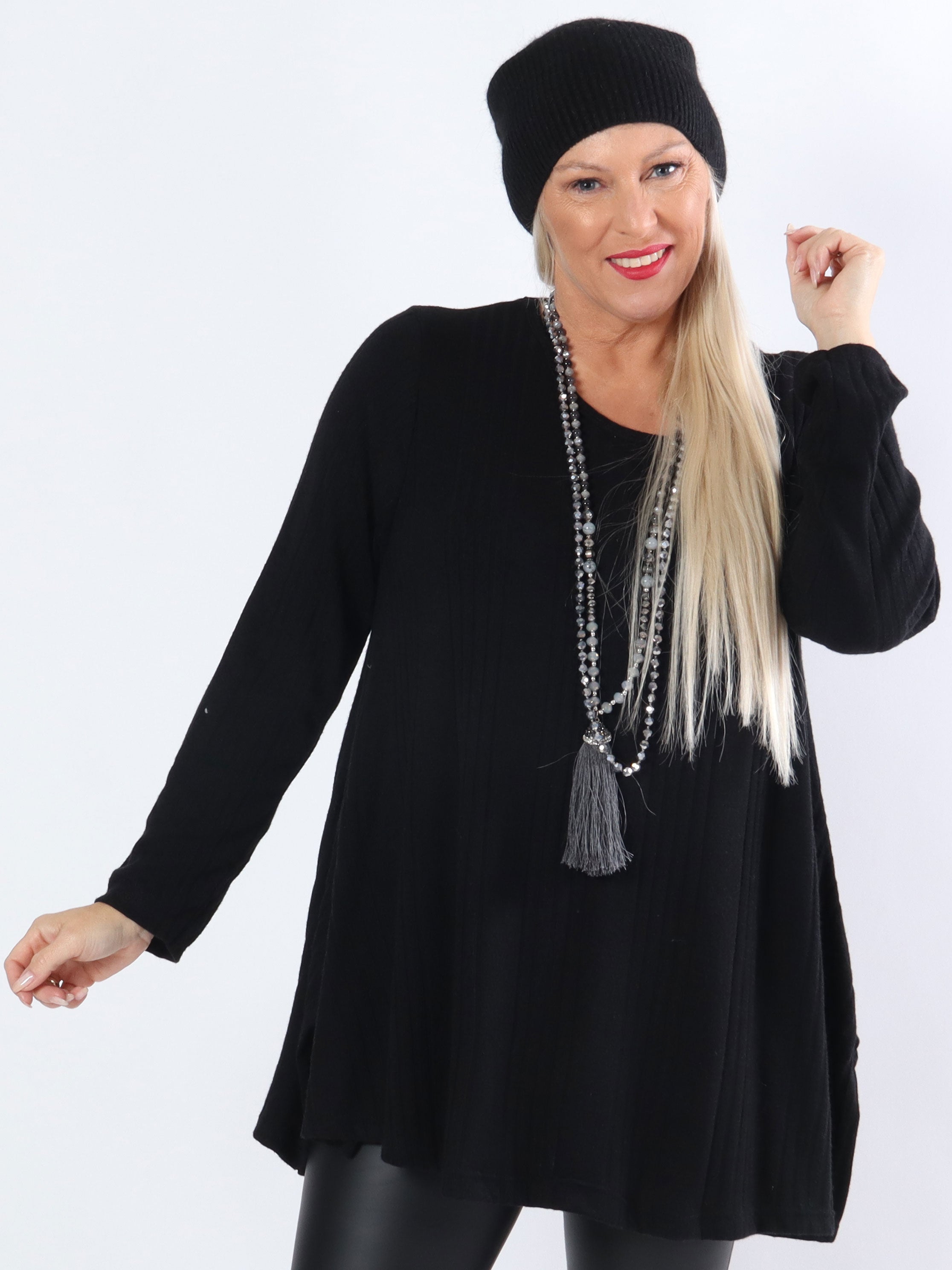 Ventura - Lækker blød plus size strikbluse