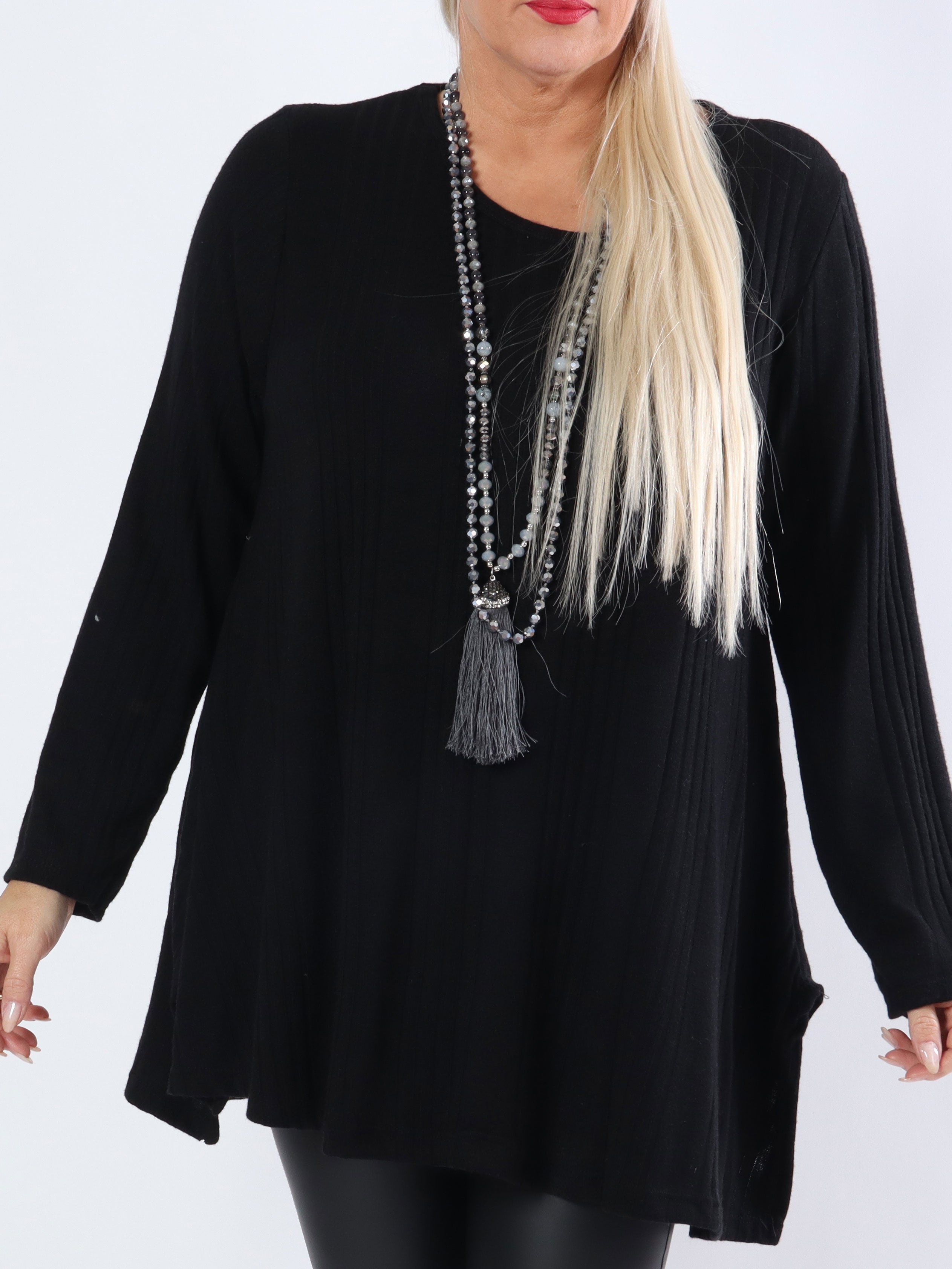 Ventura - Lækker blød plus size strikbluse