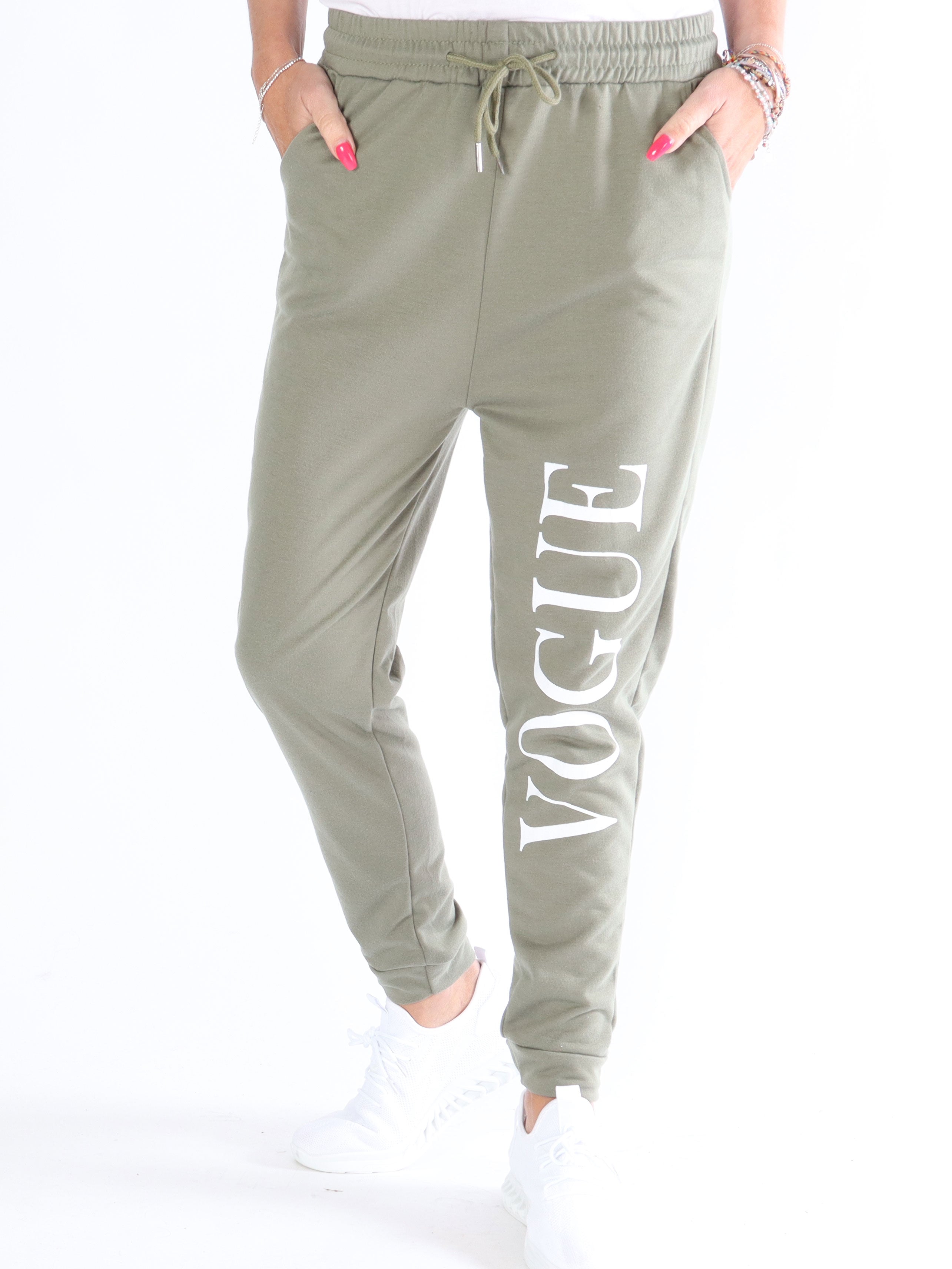 Vogue - Joggingbukser med skrift