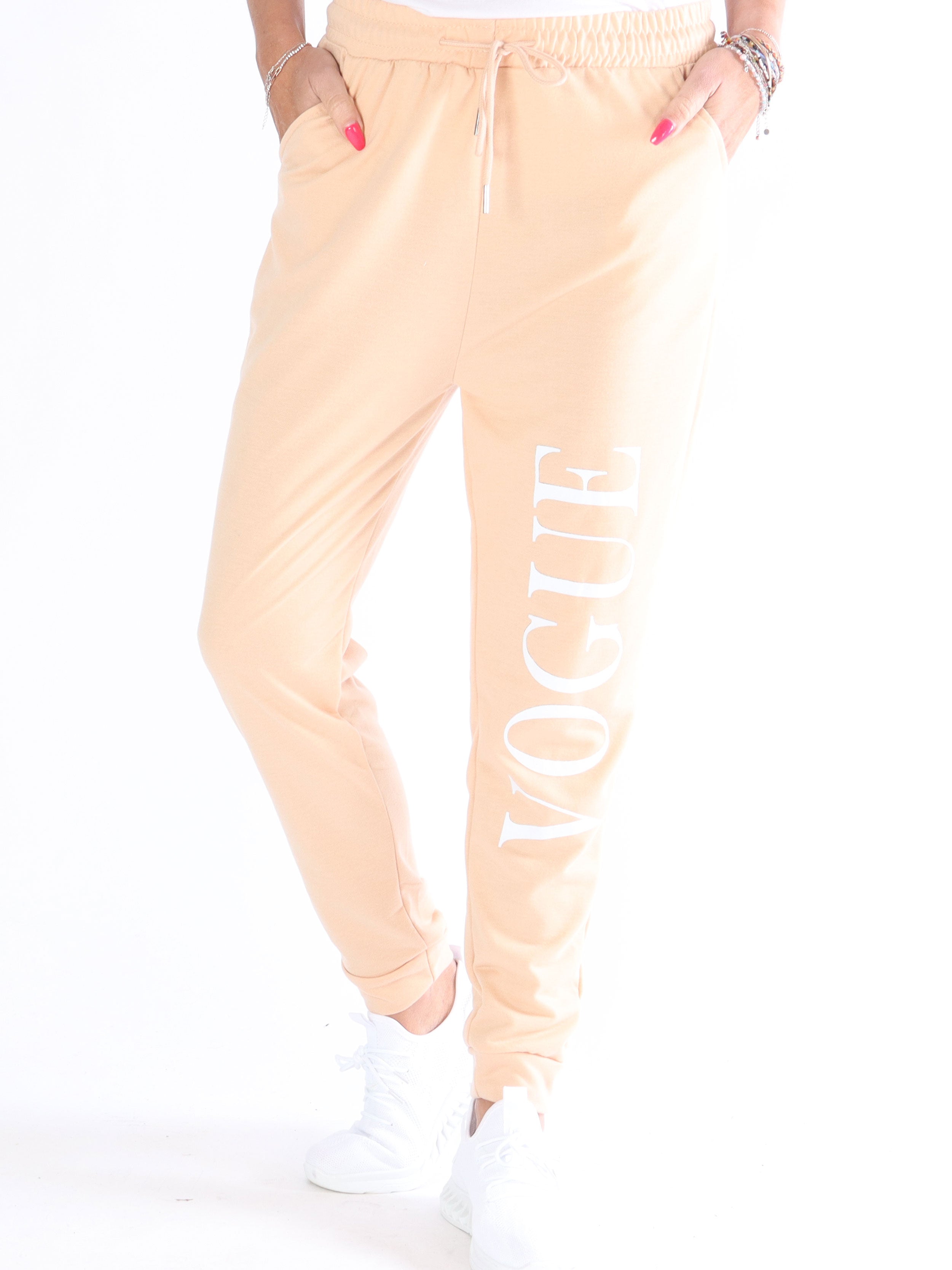 Vogue - Joggingbukser med skrift