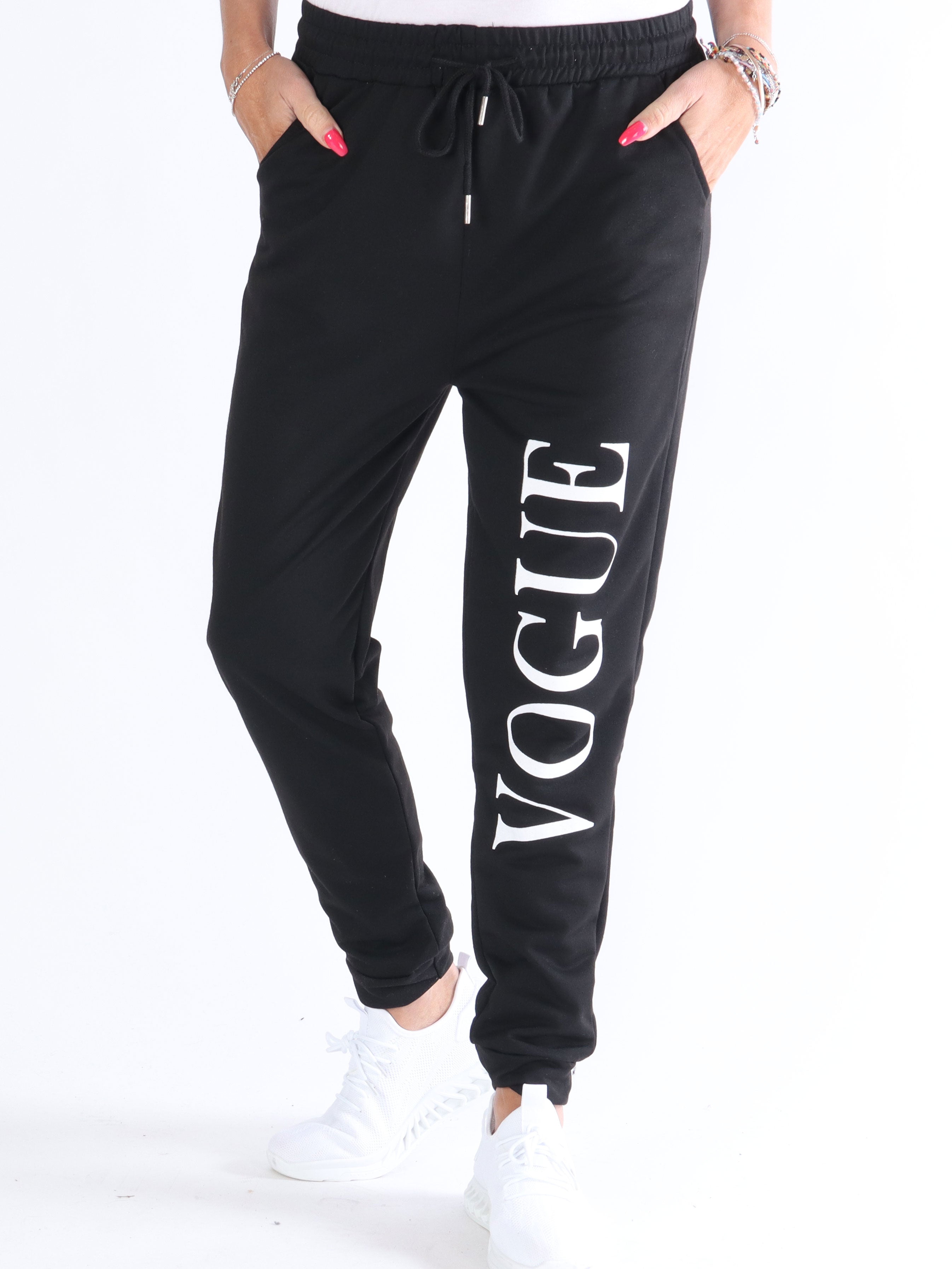 Vogue - Joggingbukser med skrift