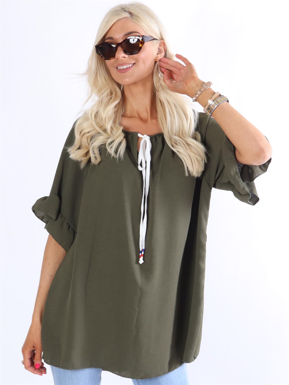 Yda - Tunika med lille bindebånd foran