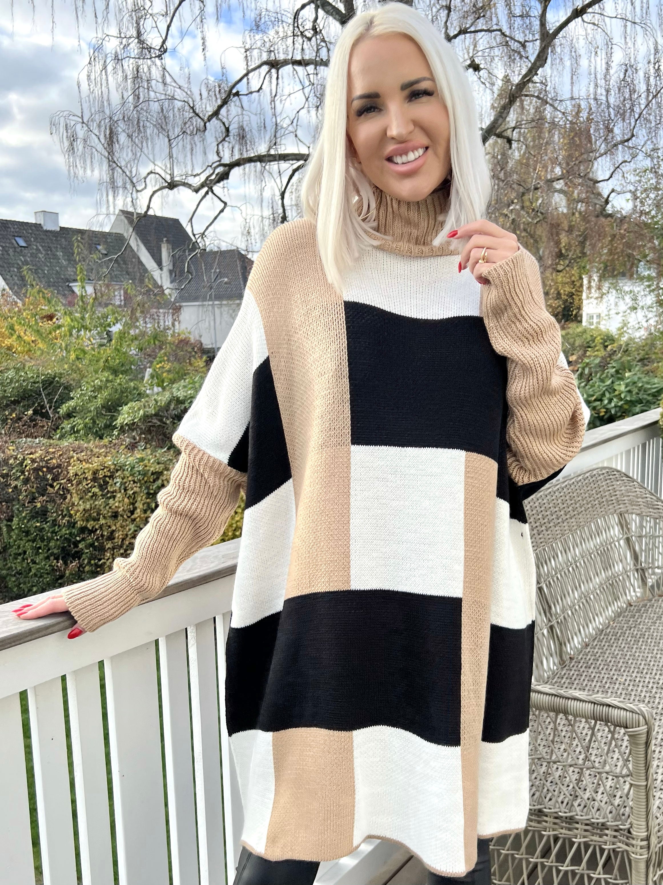 Yulia - Strik med tern i flotte farver