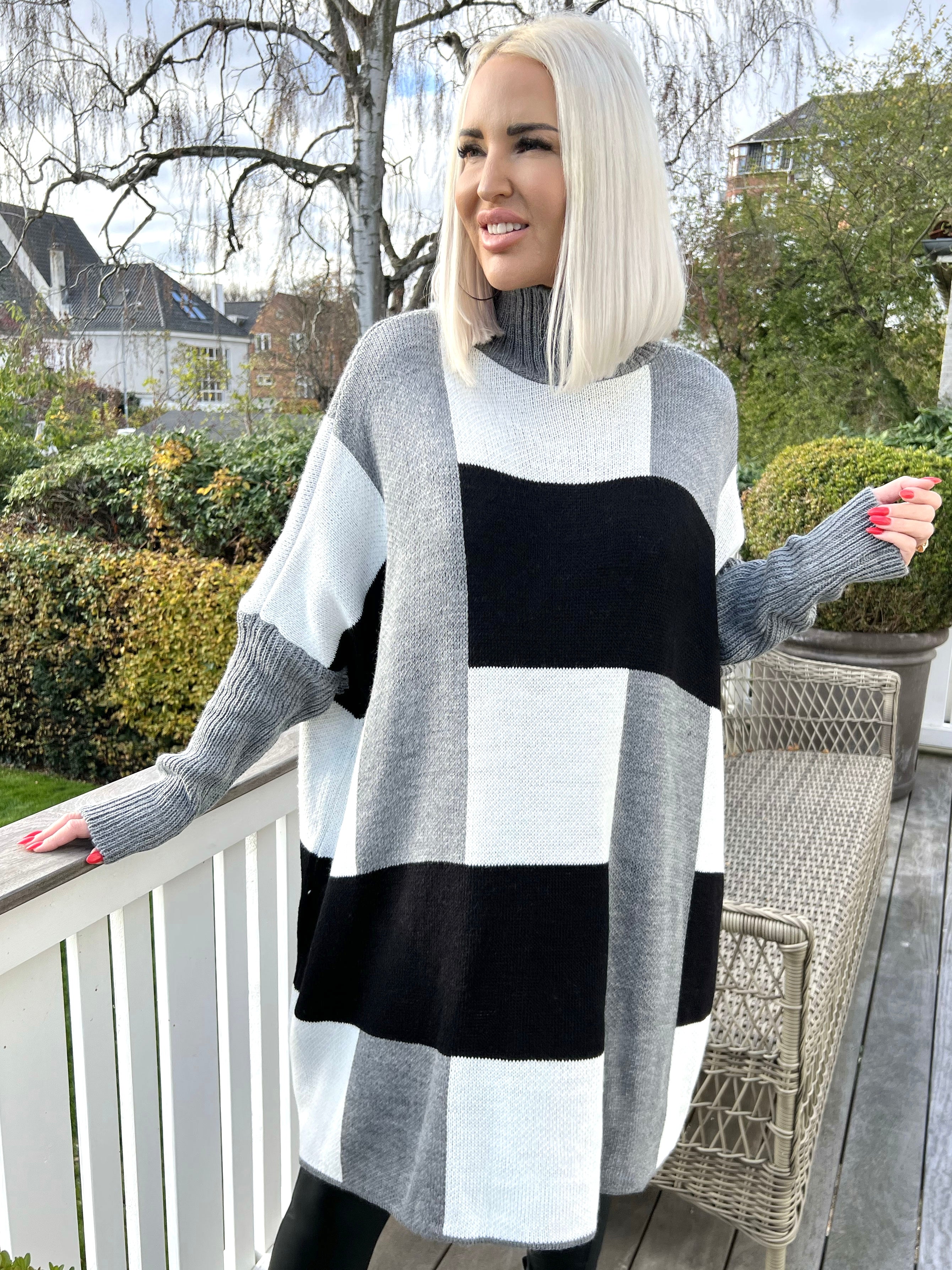 Yulia - Strik med tern i flotte farver