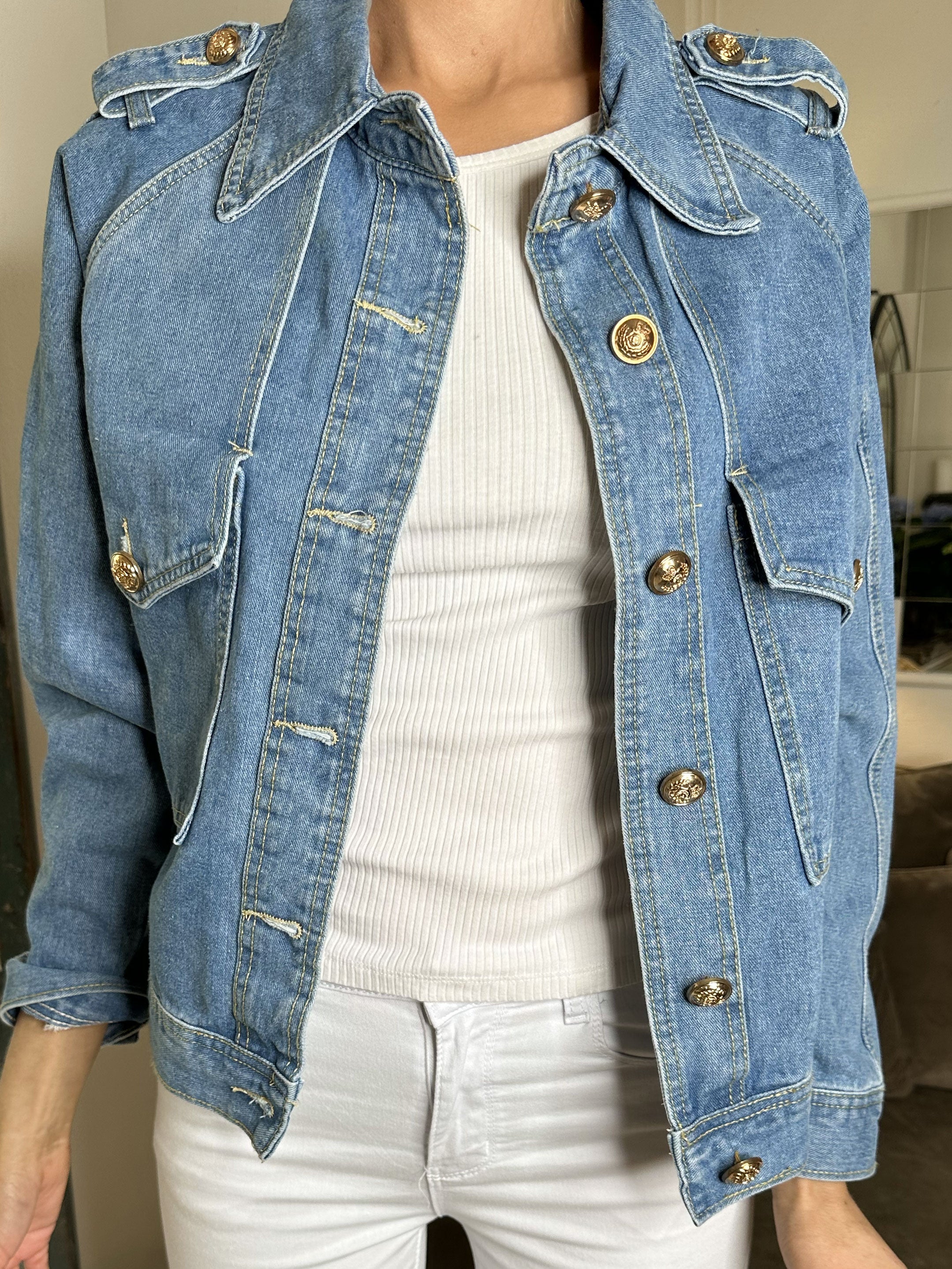 Zanca - Oversized denimjakke
