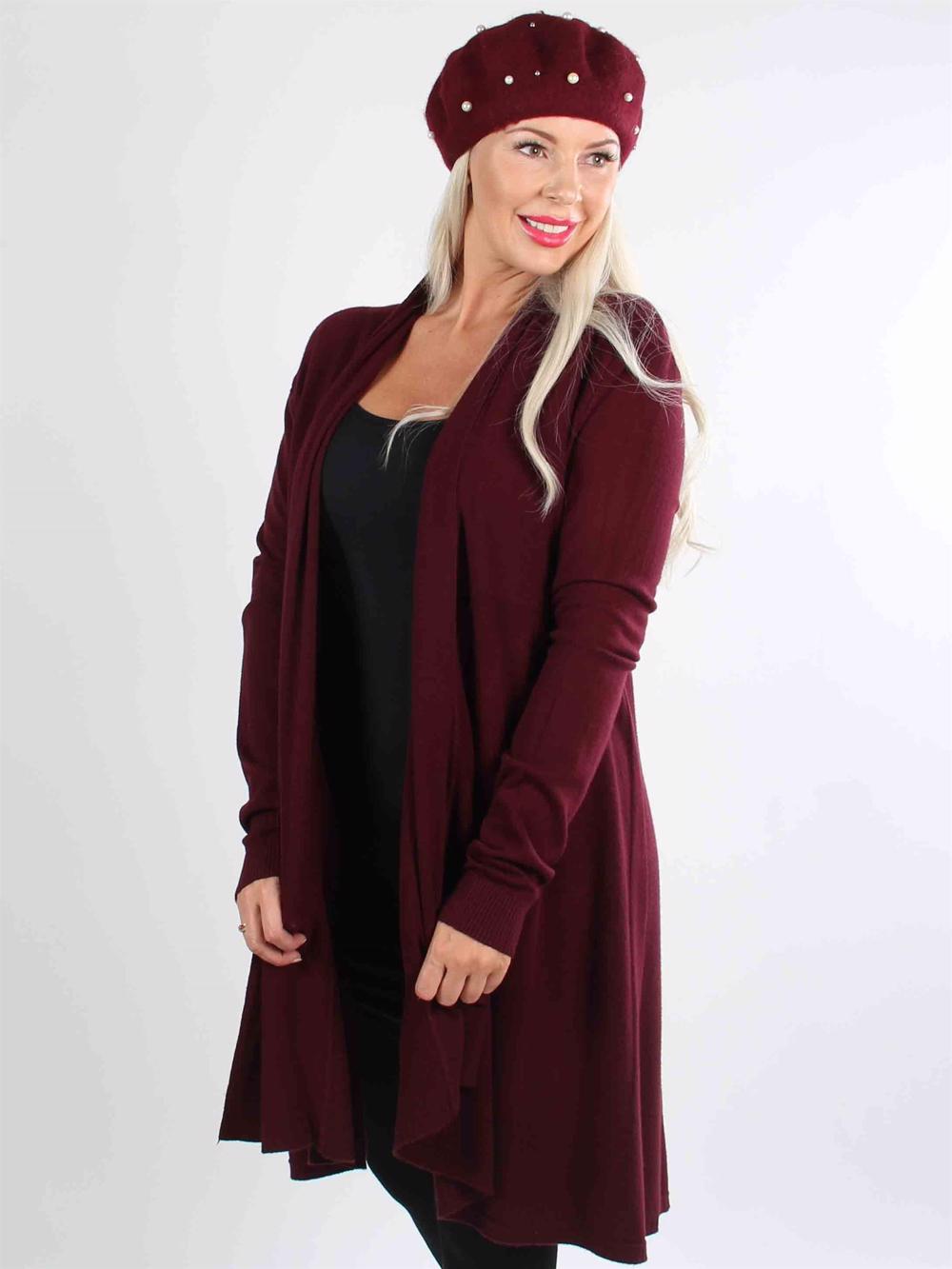 Zizi - Sort blød strik cardigan